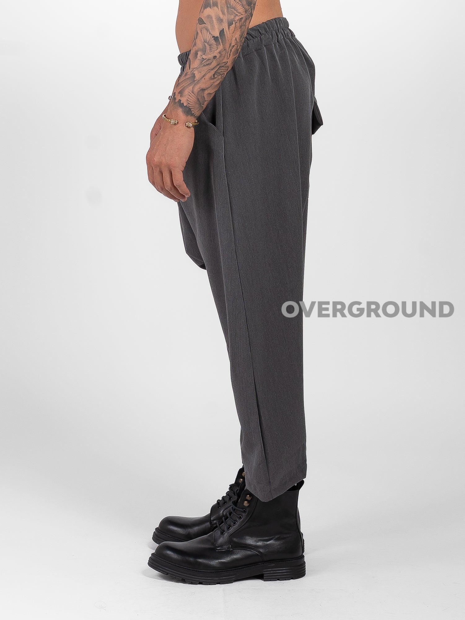 PANTALONE CAVALLO BASSO CON TASCHE LATERALI - OVERGROUND STORE