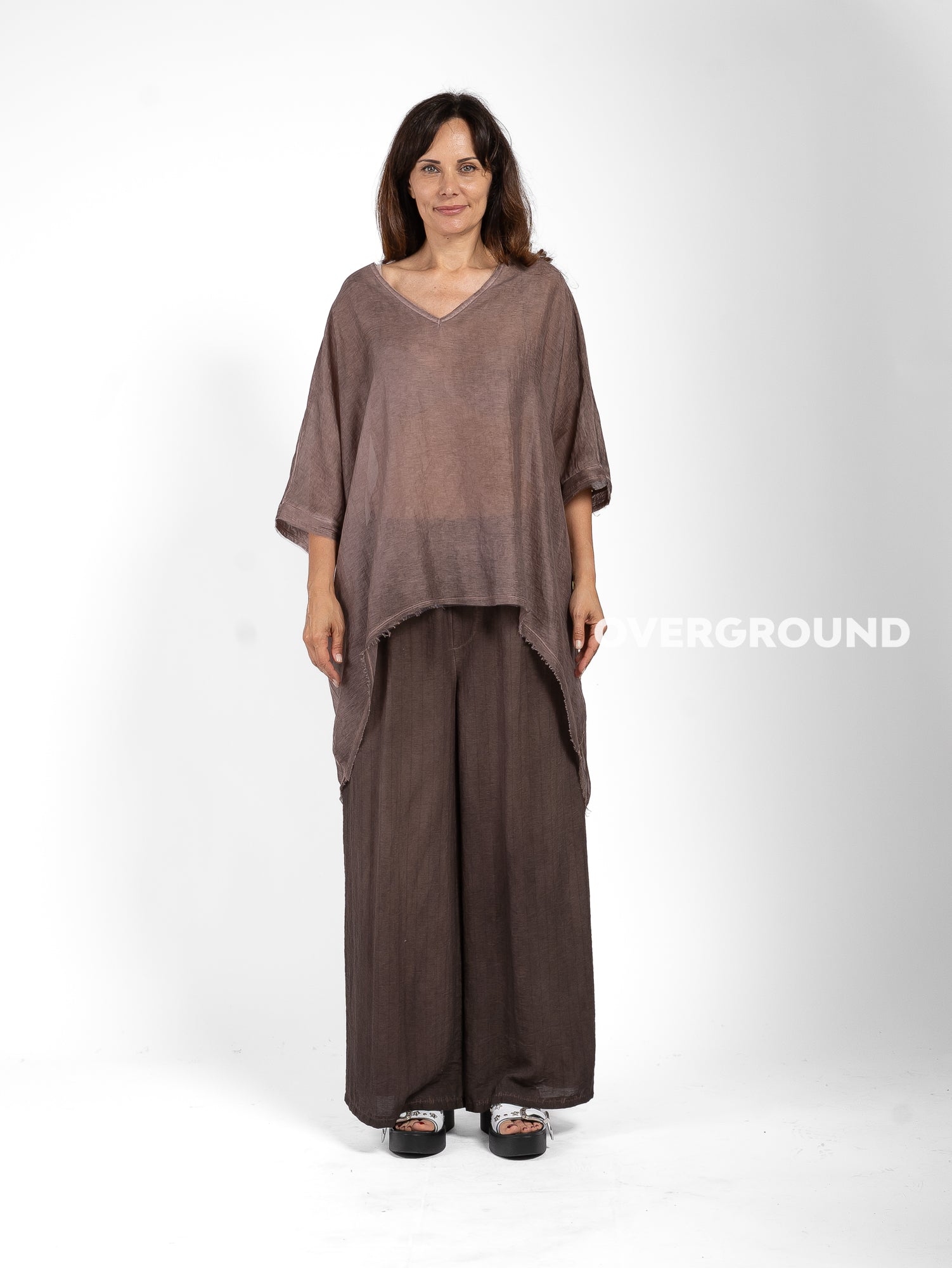 BLUSA OVER PIU' LUNGA DIETRO