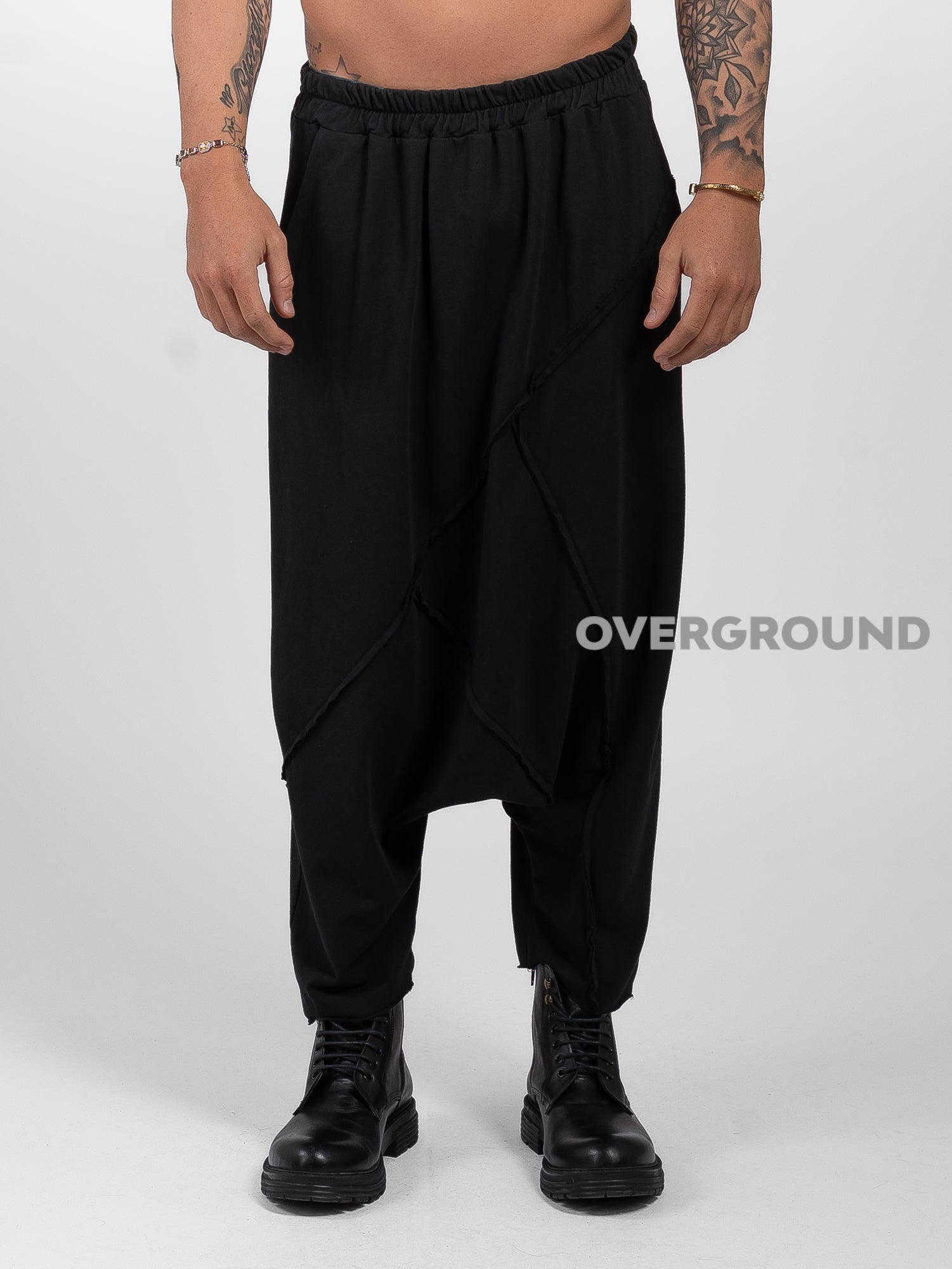 PANTALONE CAVALLO BASSO CON CUCITURE Z - OVERGROUND STORE