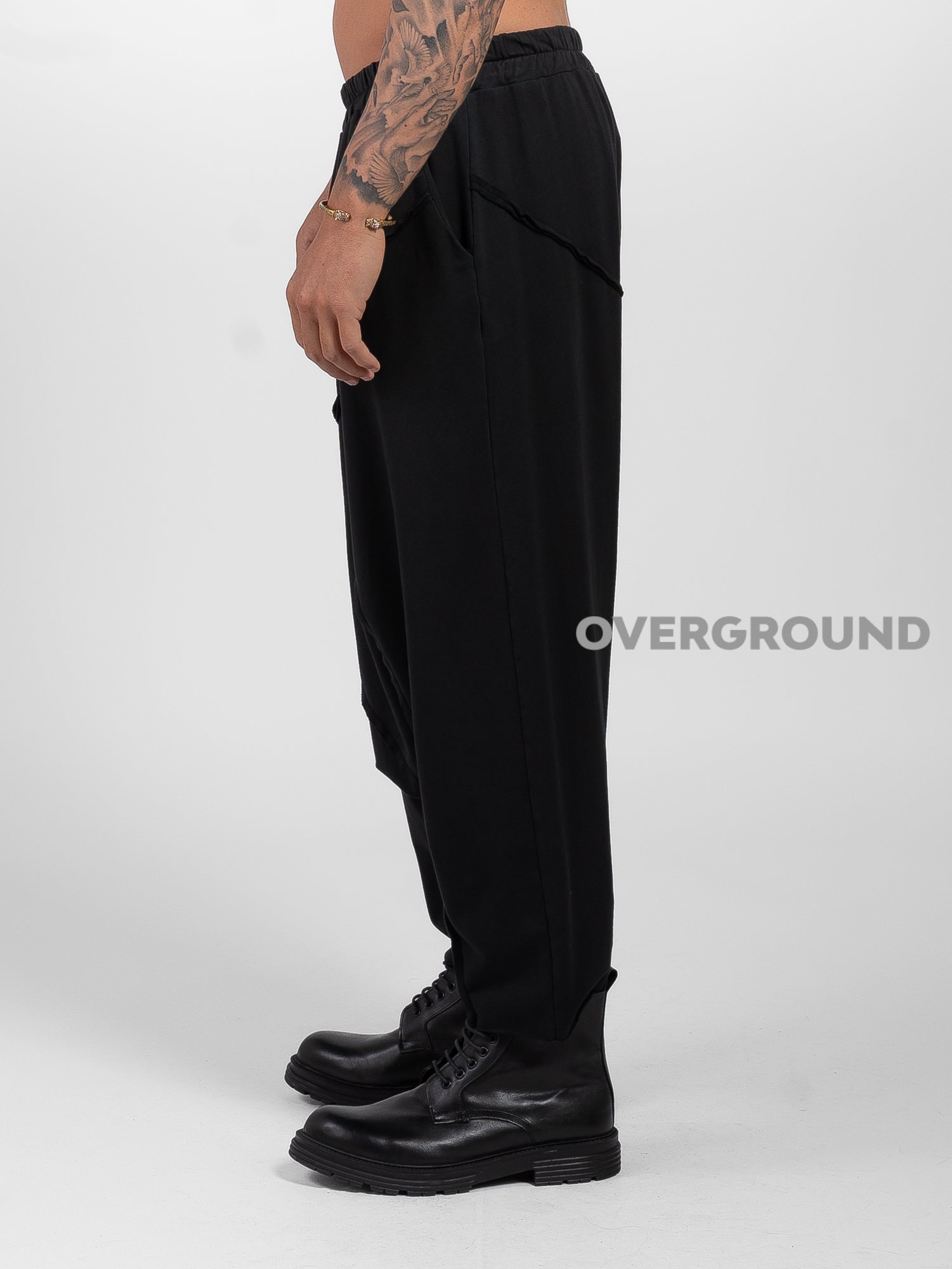 PANTALONE CAVALLO BASSO CON CUCITURE Z - OVERGROUND STORE