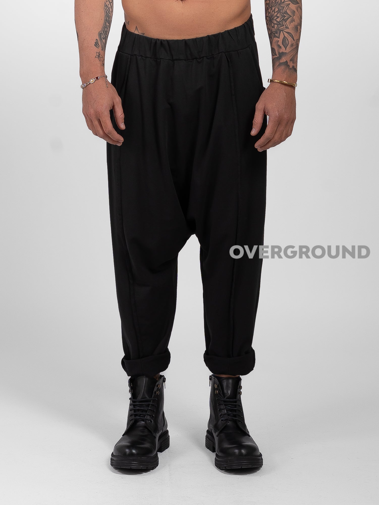 PANTALONE CAVALLO BASSO CON CUCITURE SUL GAMBULE Z - OVERGROUND STORE