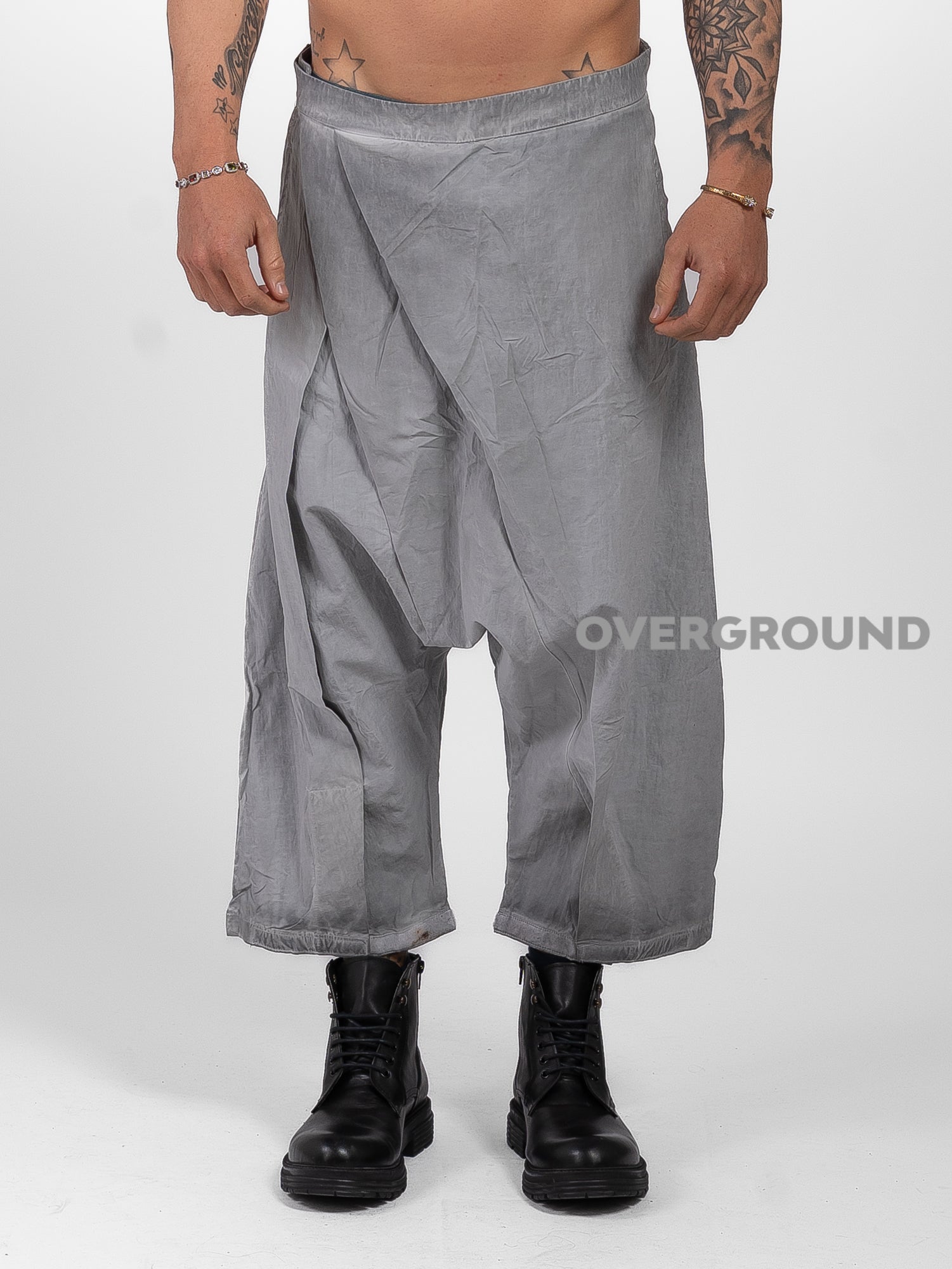 PANTALONE CAVALLO BASSO CON PATTINA DIETRO - OVERGROUND STORE