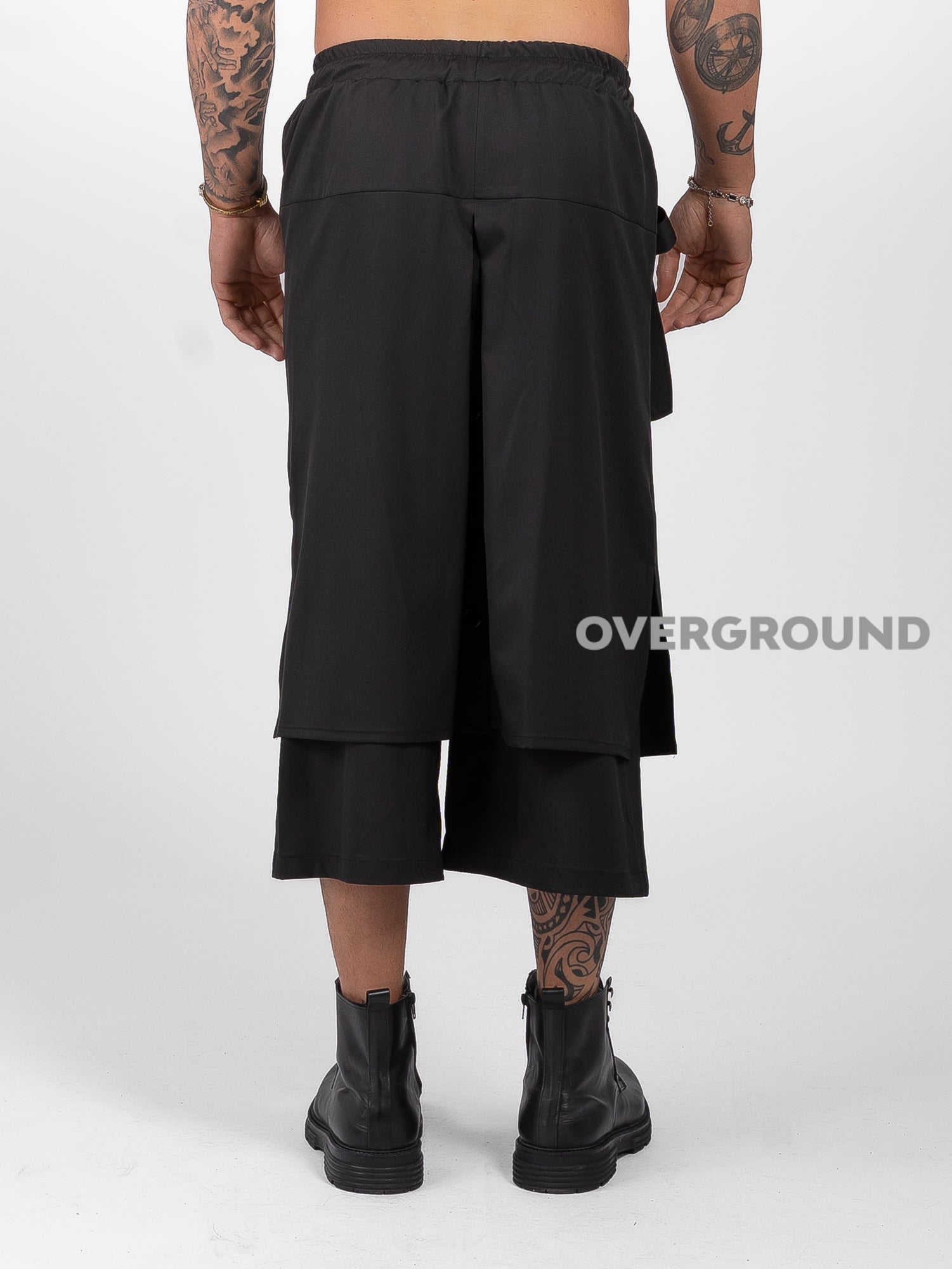 PANTALONE CORTO CON PAREO E BOTTONI DIETRO Z - OVERGROUND STORE