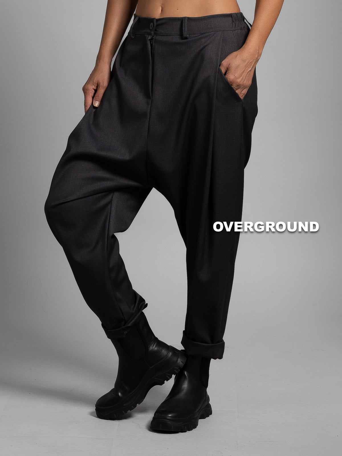 PANTALONE CAVALLO BASSO CON CINTURINO
