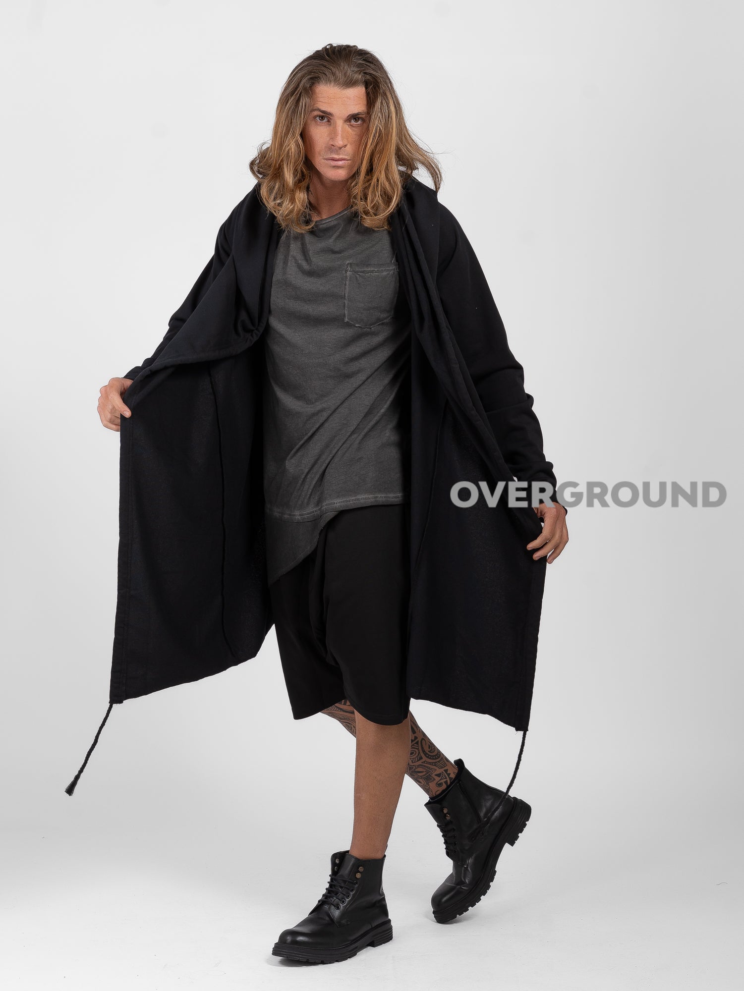 FELPA SPOLVERINO CON RIPRESA IN FONDO - OVERGROUND STORE