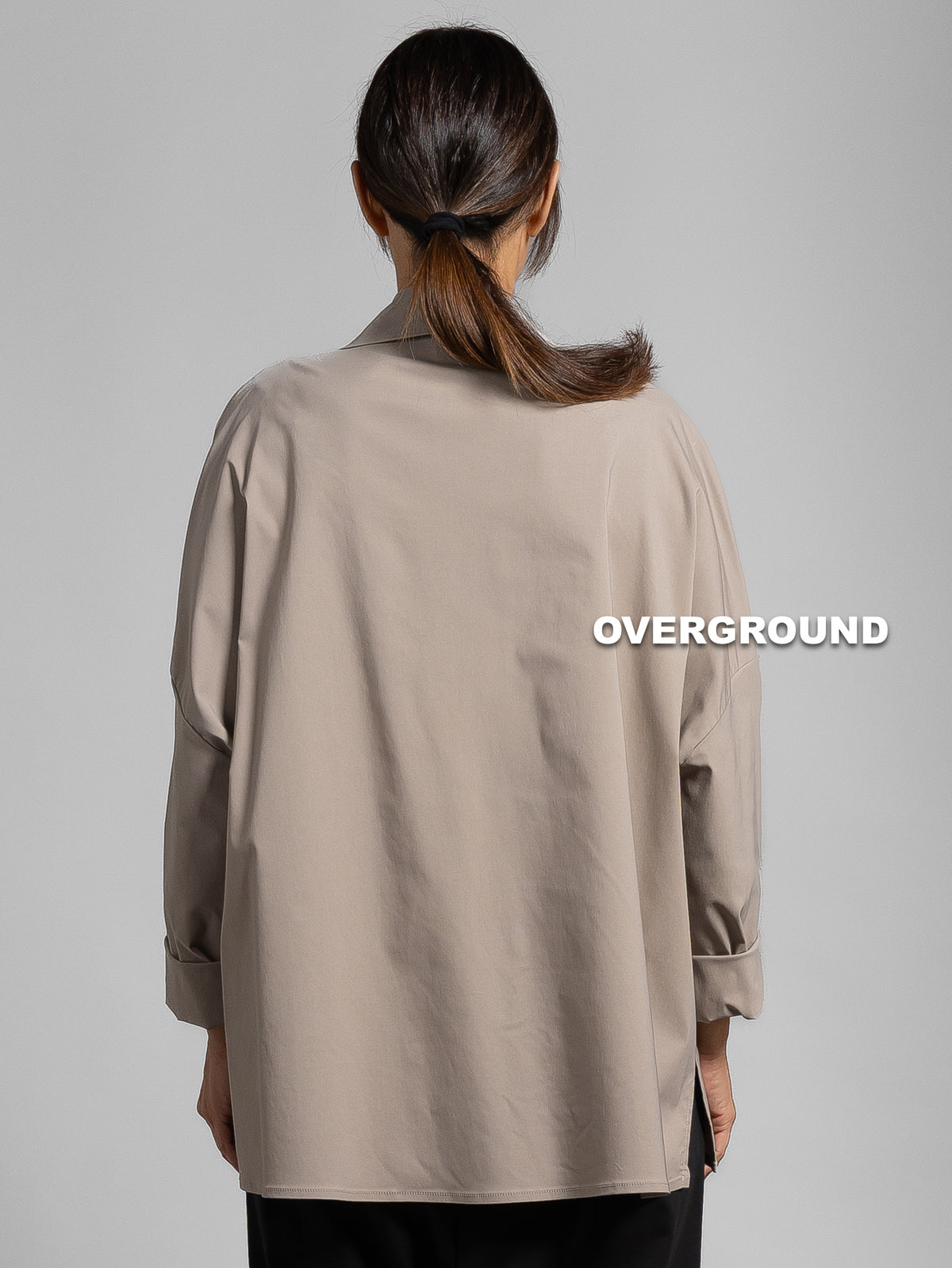CAMICIA OVER CON TASCA FRONTALE