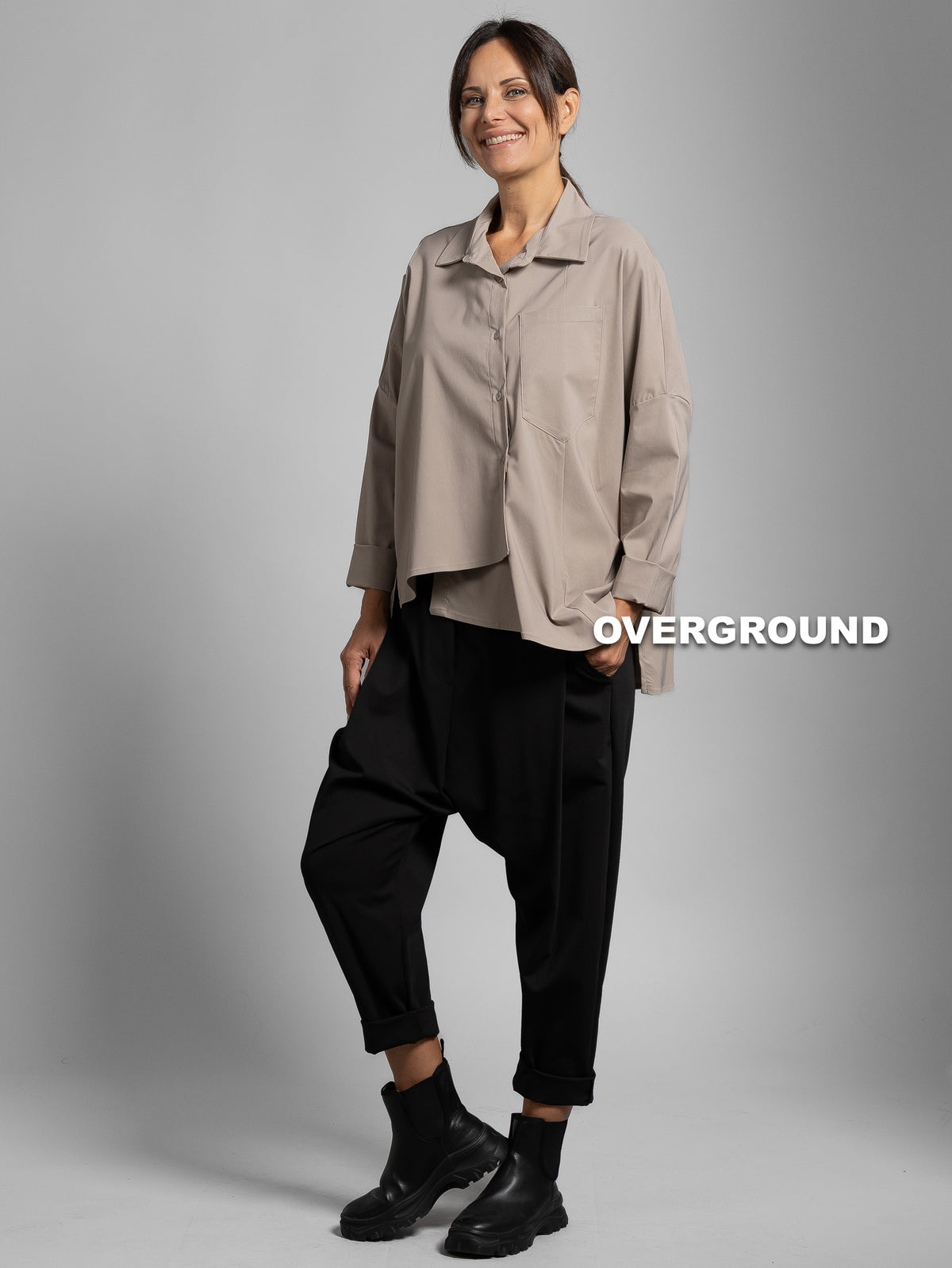 PANTALONE CAVALLO BASSO CON PENS E PASSANTI