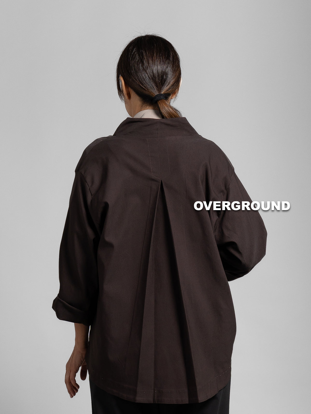 OVERSIZE-JACKE MIT EIN-KNOPF-VERSCHLUSS