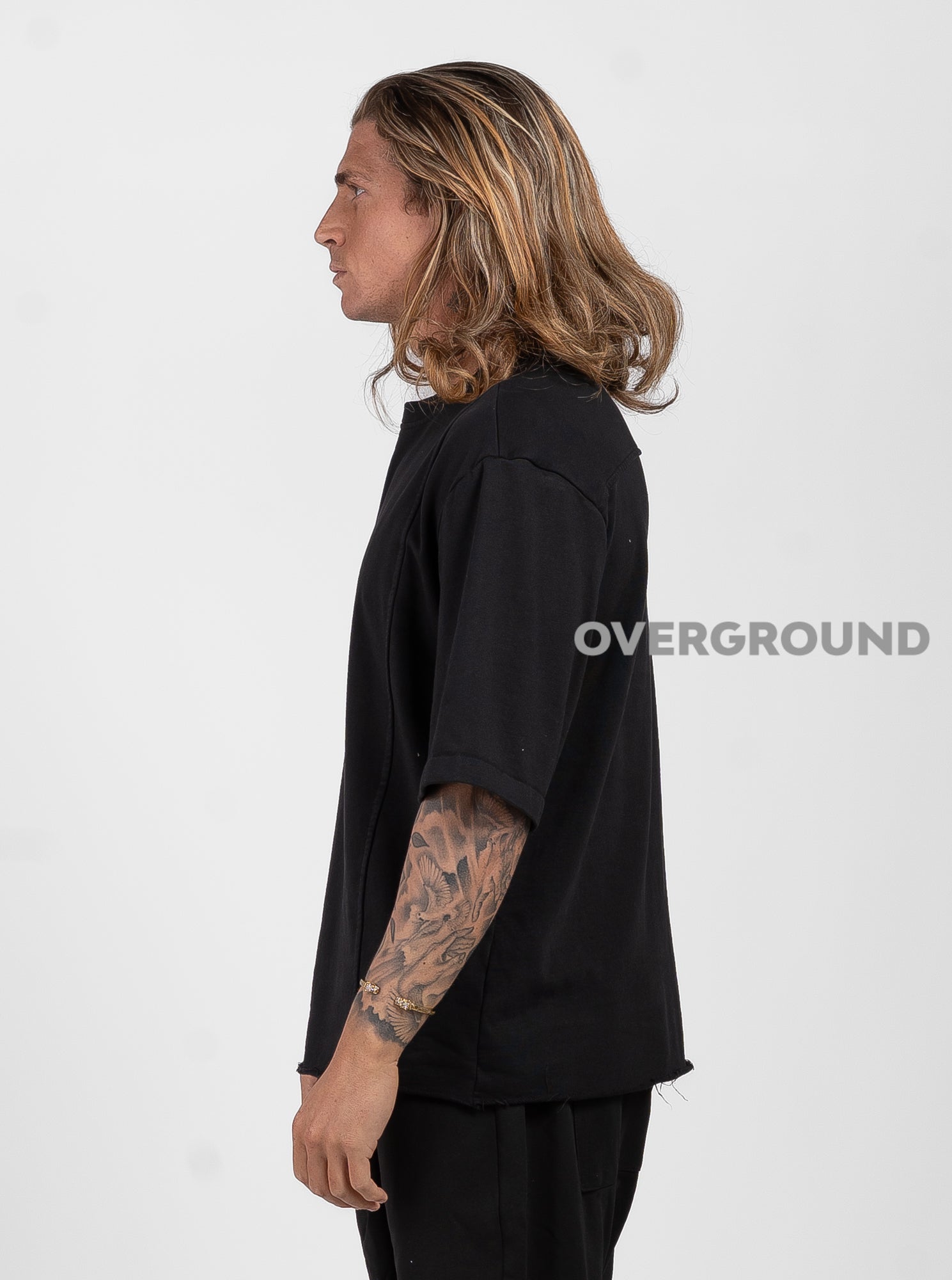 MAGLIA OVER CON MANICA CORTA - OVERGROUND STORE