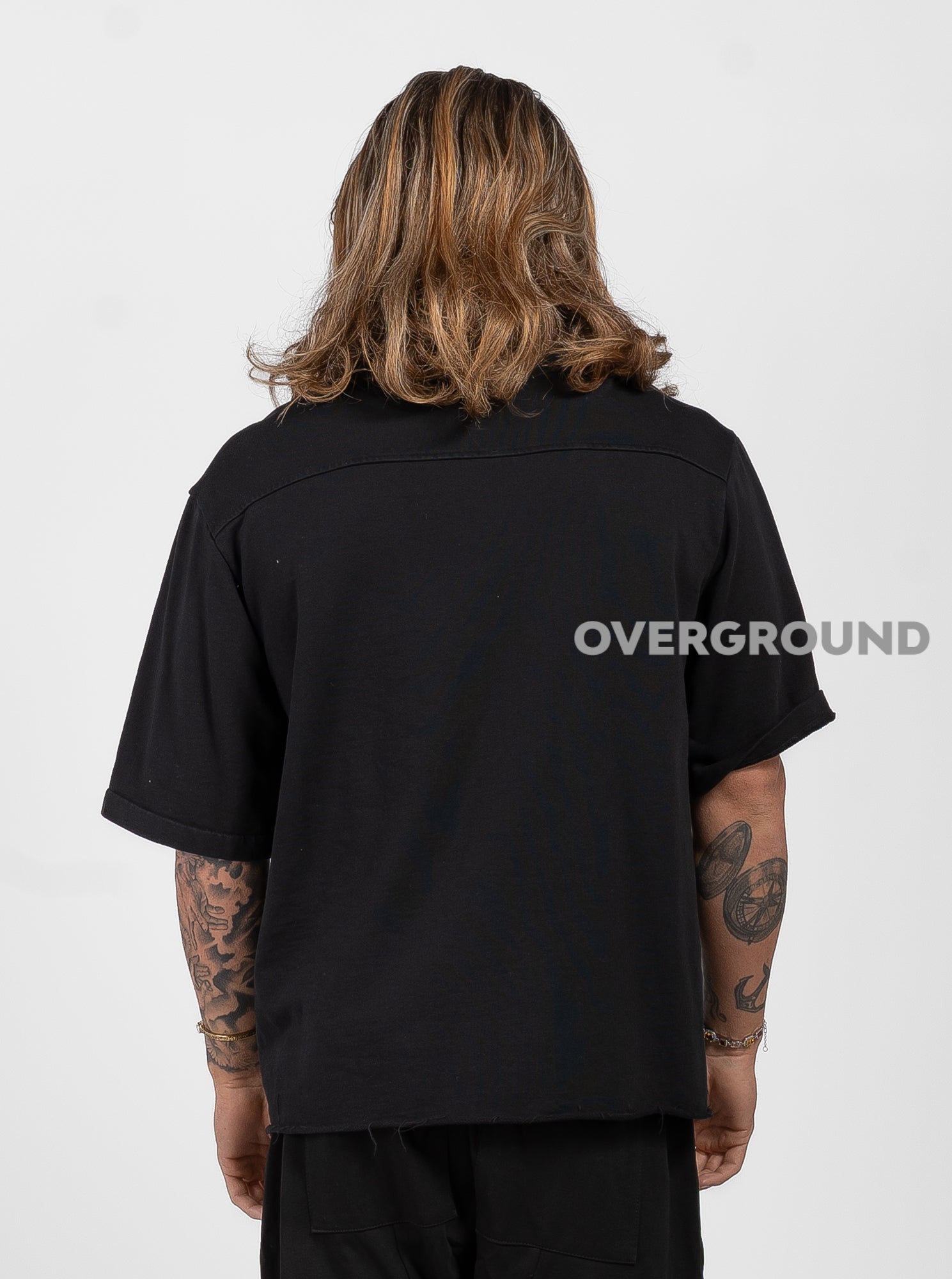 MAGLIA OVER CON MANICA CORTA - OVERGROUND STORE