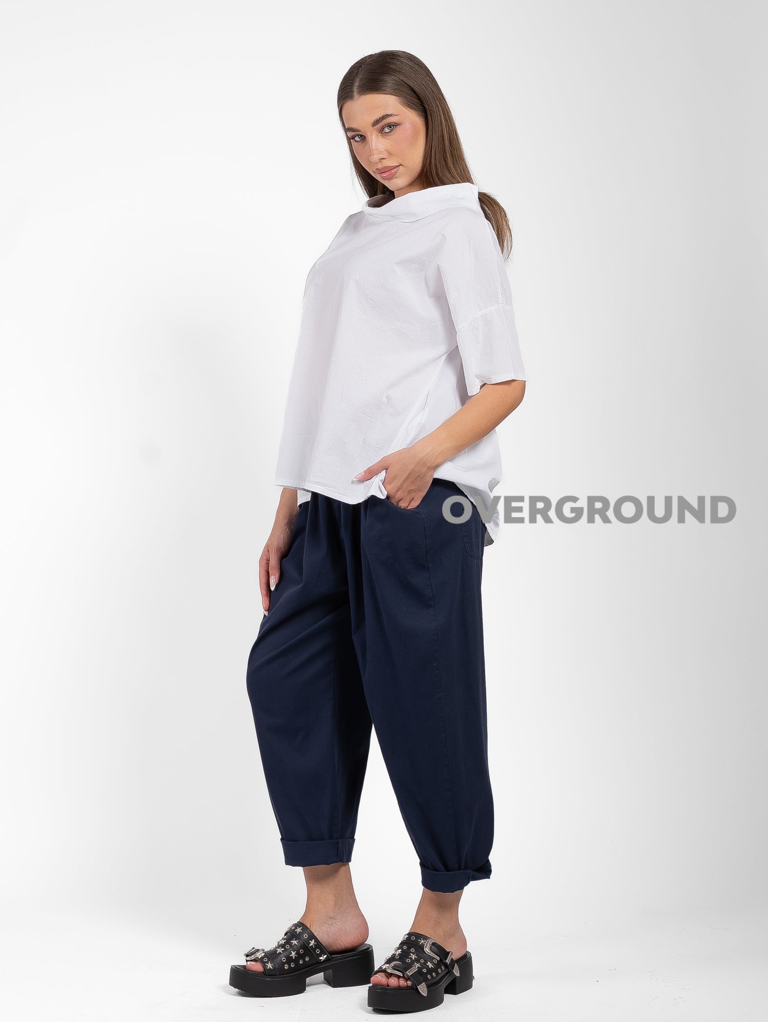 PANTALONE OVER SUPER OVER COTONE