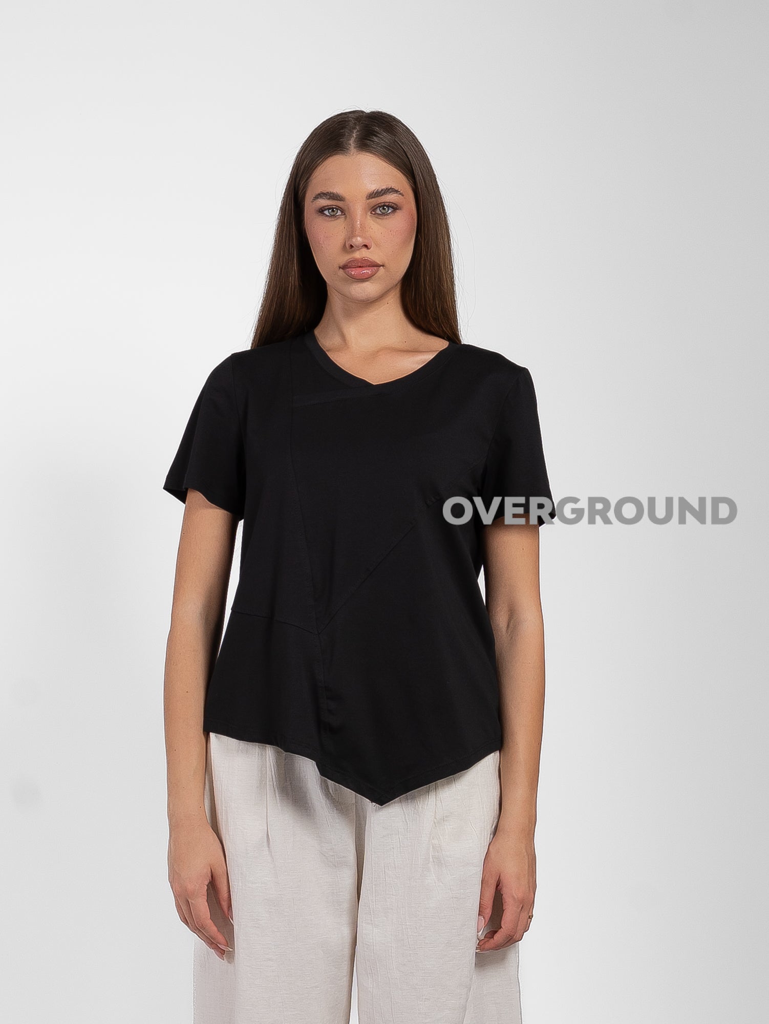 MAGLIA CORTA SCOLLO A V