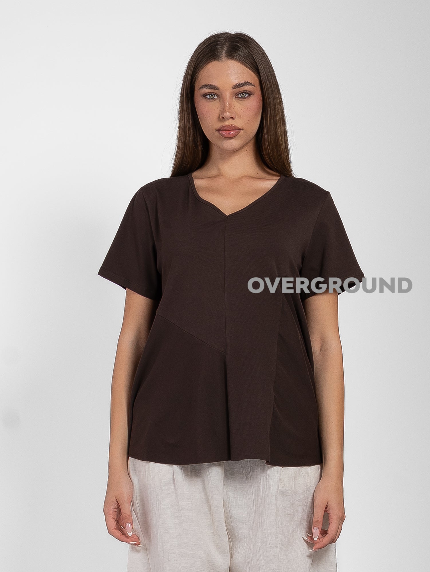 MAGLIA CORTA SCOLLO A V