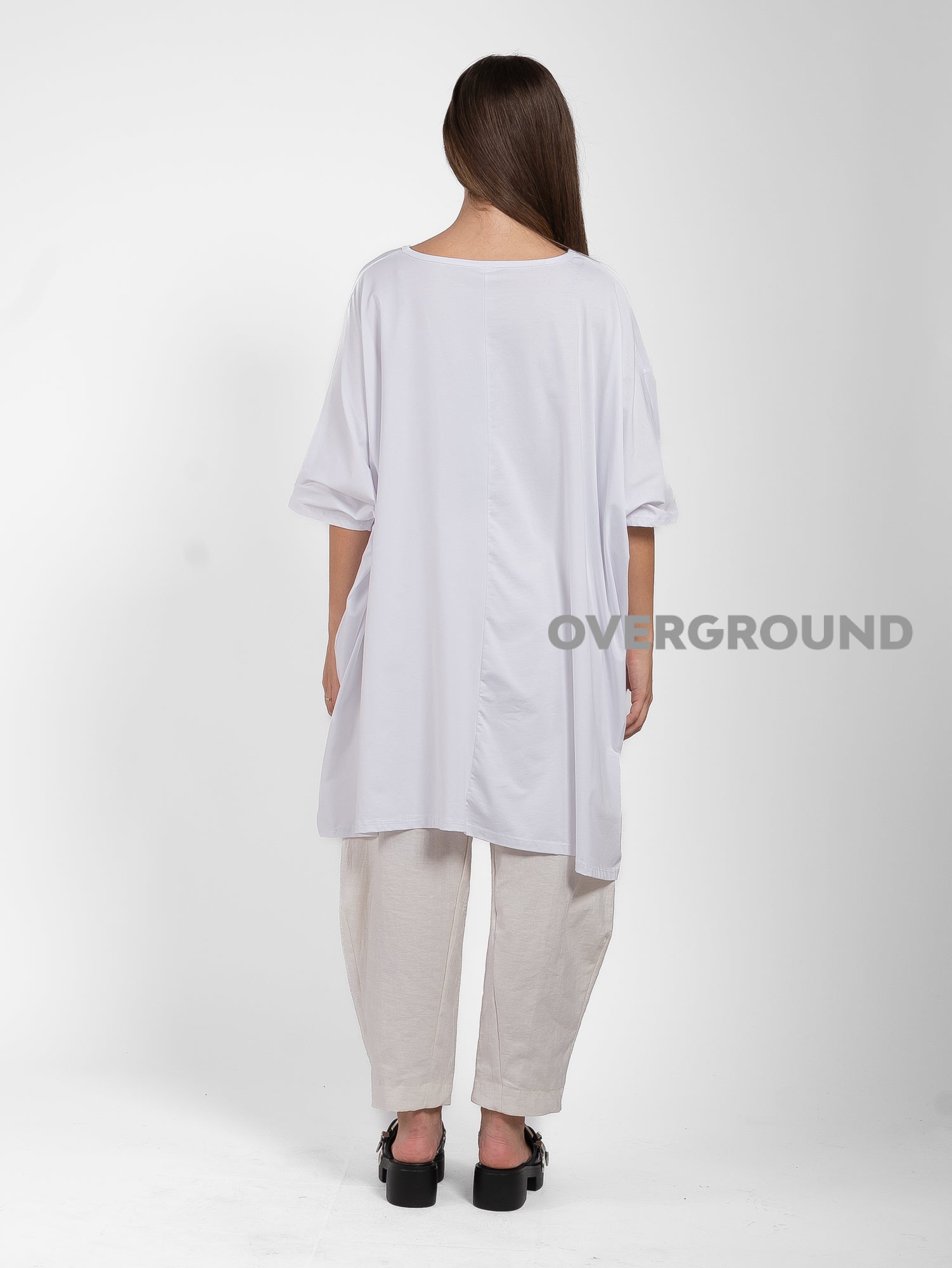 MAGLIA OVER ASIMMETRICA MANICA LARGA