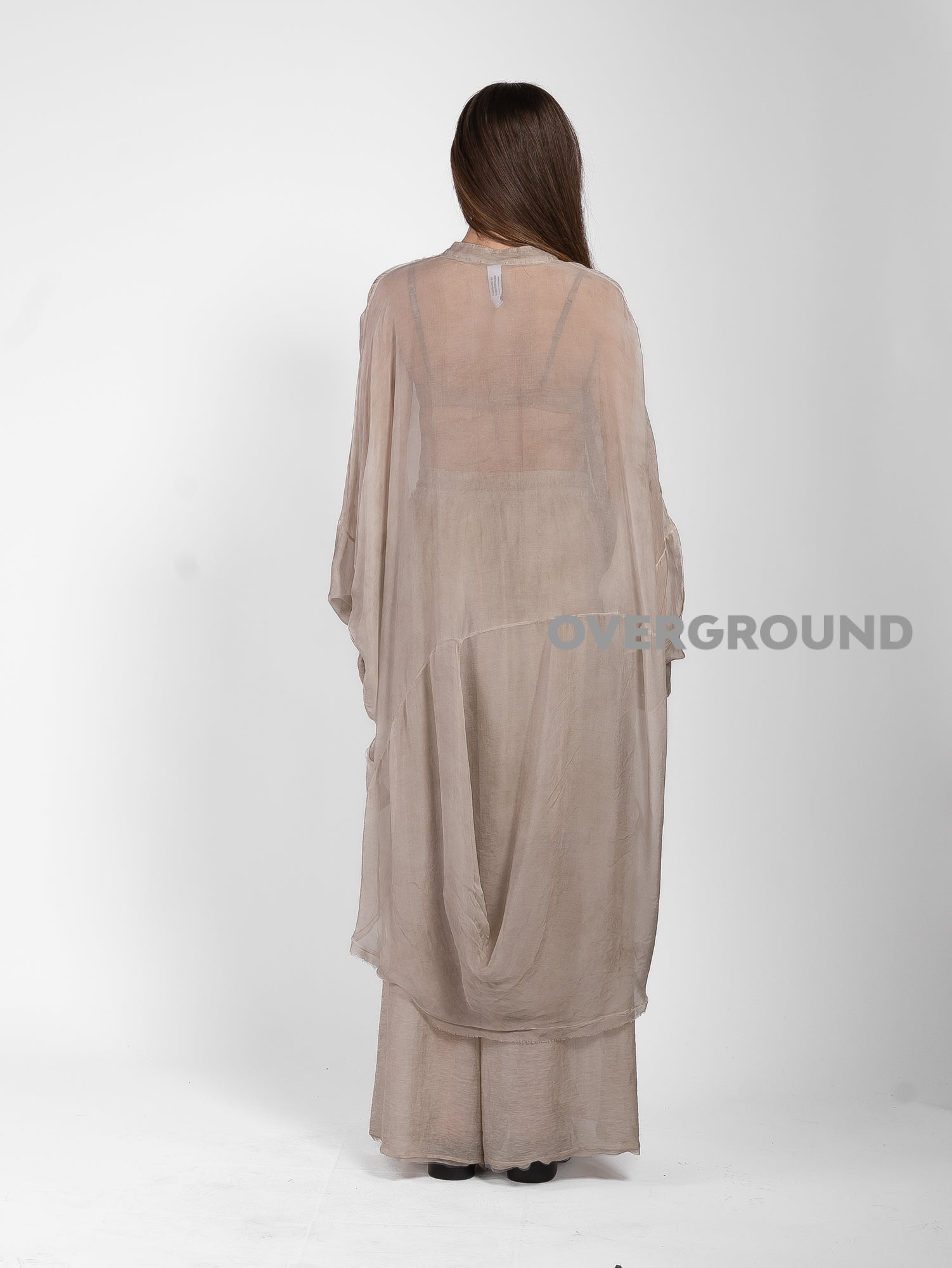 CAMICIA OVER VELATA
