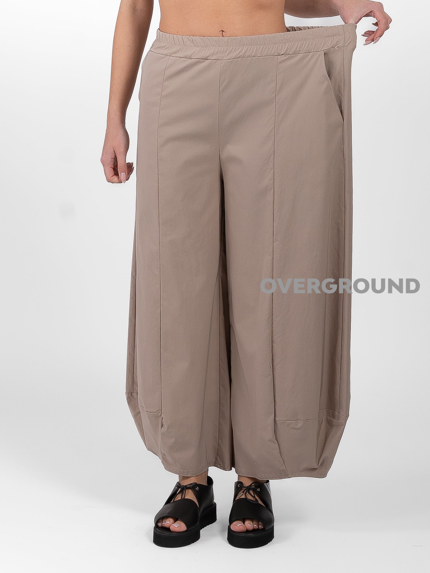 PANTALONE OVER CON RIPRESA IN FONDO - OVERGROUND STORE
