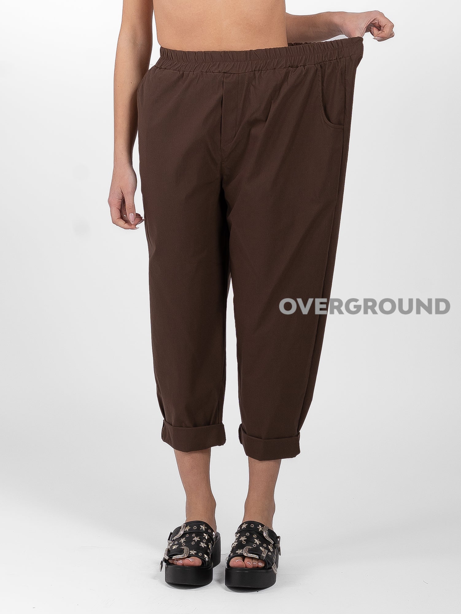 PANTALONE OVER TESSUTO TECNICO LEGGERO - OVERGROUND STORE