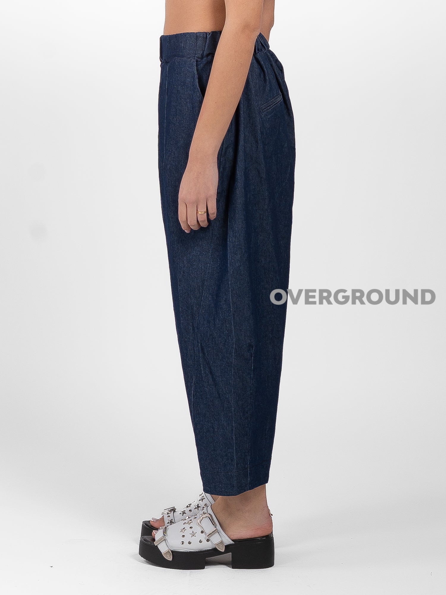 PANTALONE OVER JEANS CON CUCITURE - OVERGROUND STORE