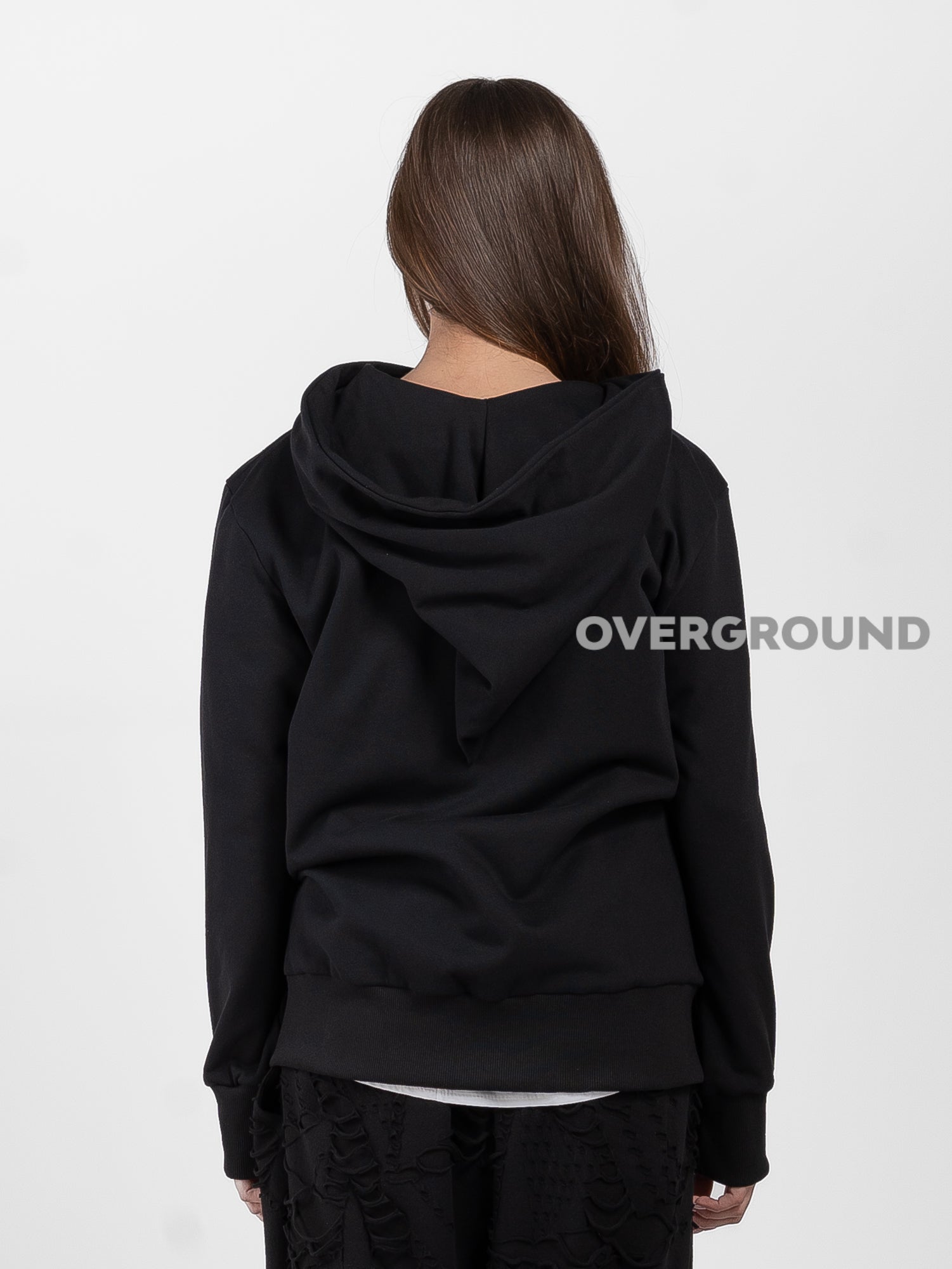 FELPA OVER CON CERNIERA TASVERSALE - OVERGROUND STORE