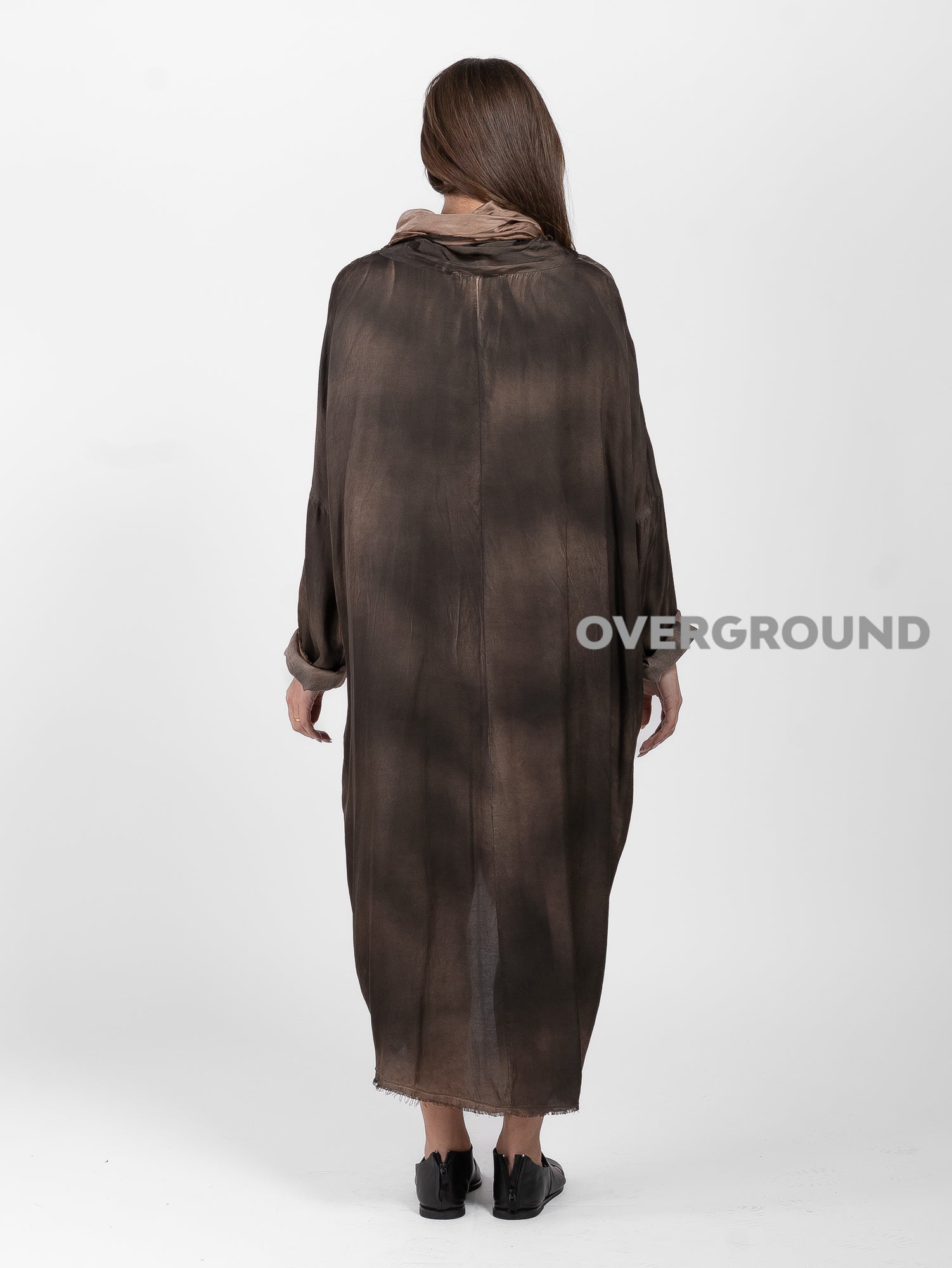 ABITO OVER CON RIPRESA DAVANTI TESSUTO SFUMATO - OVERGROUND STORE