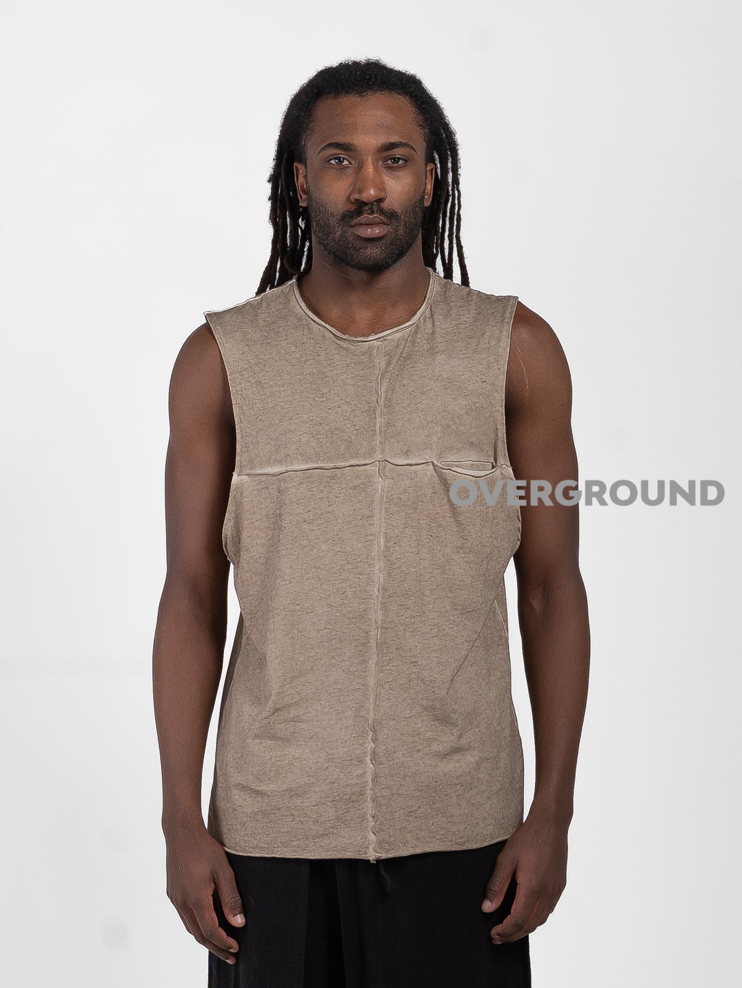 T-SHIRT SMANICATA CON TASCHE DAVANTI - OVERGROUND STORE