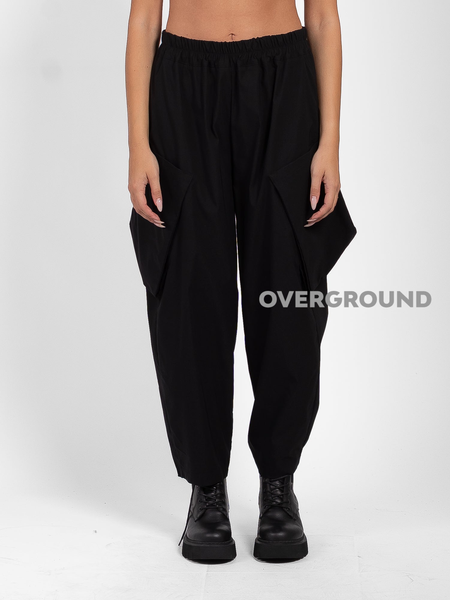 PANTALONE OVER CON TASCONI OBLIQUI