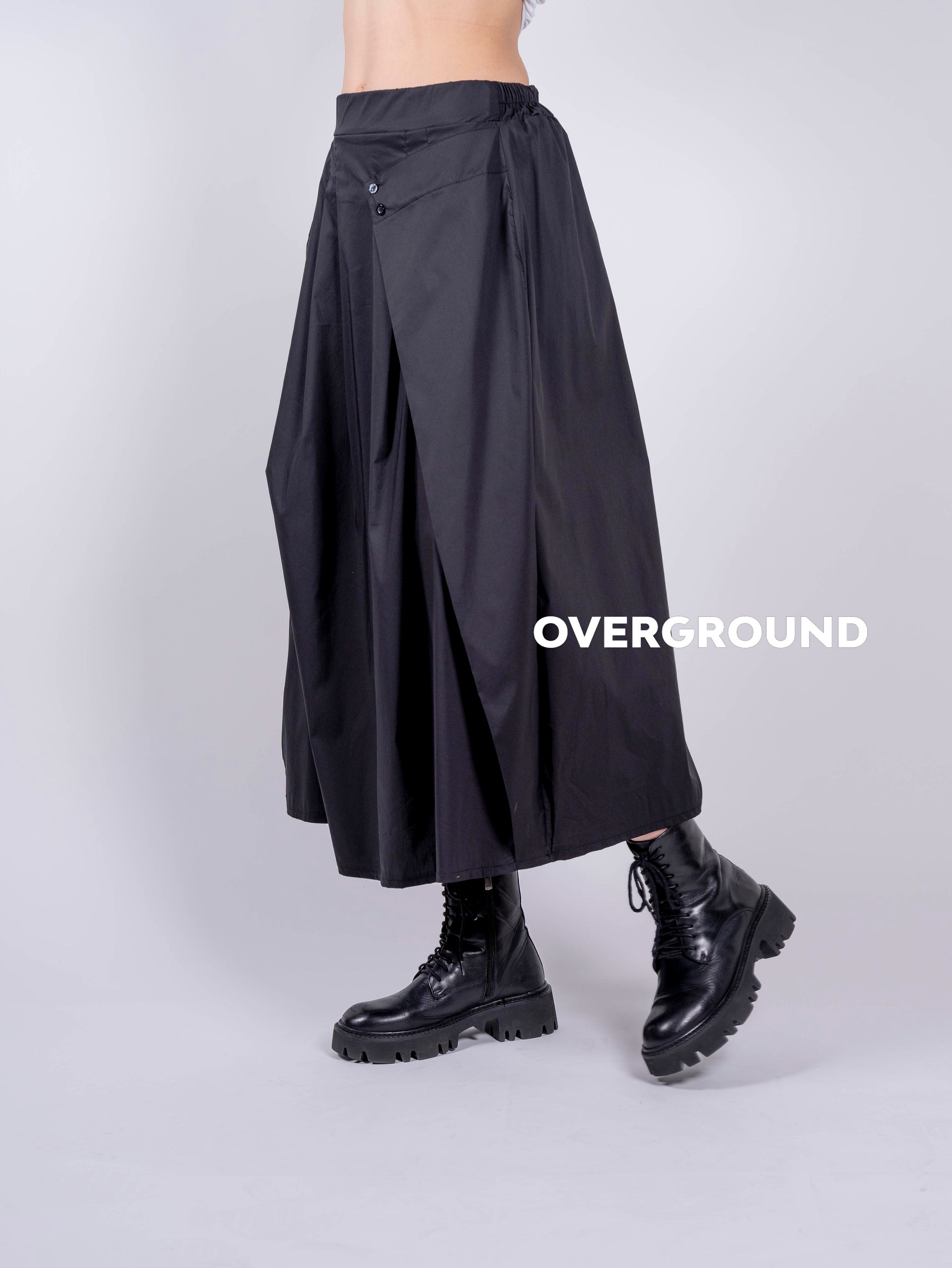 GONNA LUNGA CON RIPRESA BOTTONI DAVANTI - OVERGROUND STORE