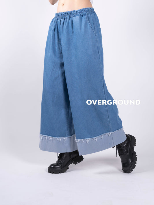 JEANS OVER CON BALZA IN FONDO - OVERGROUND STORE
