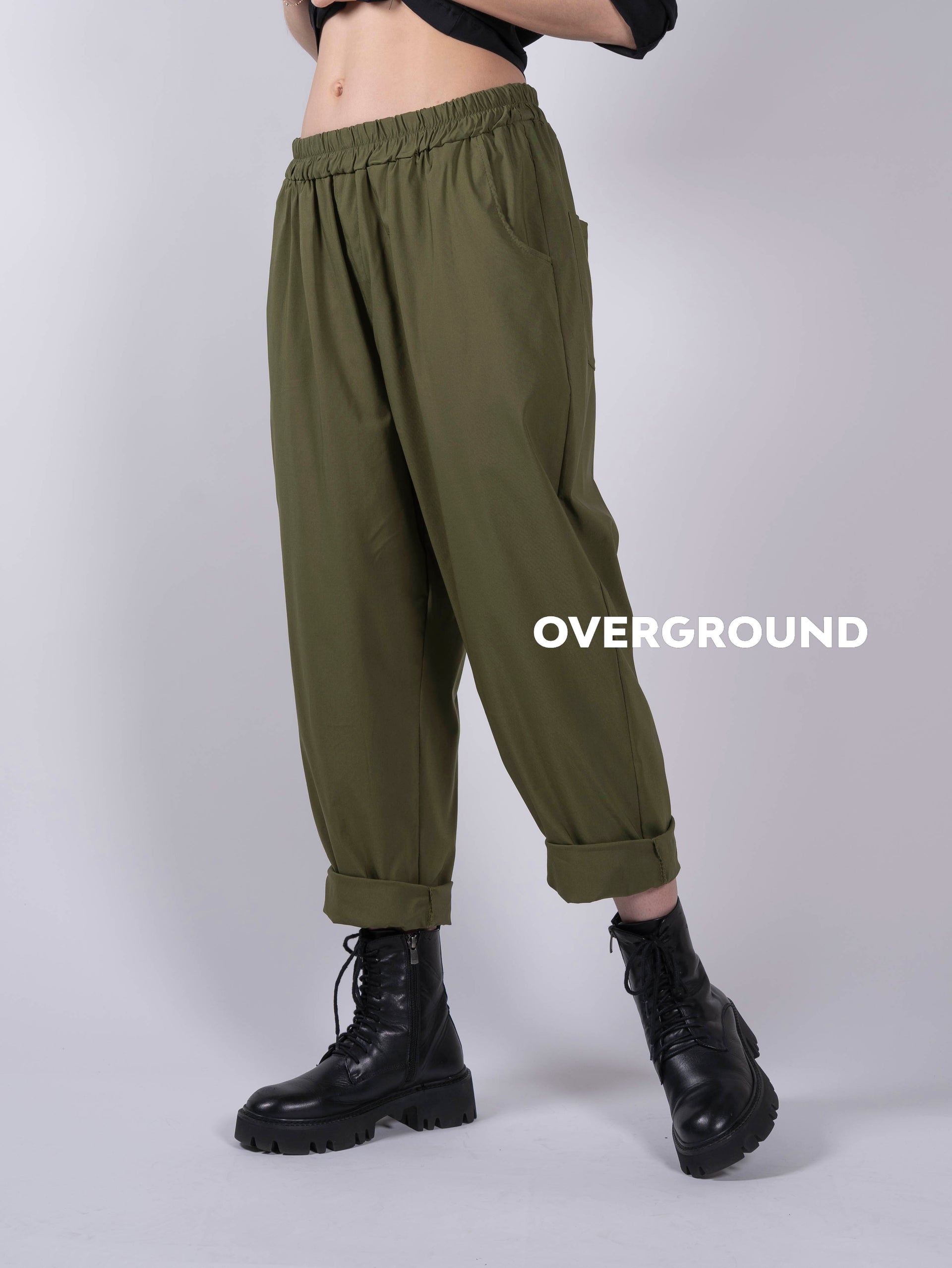 PANTALONE OVER TESSUTO TECNICO LEGGERO - OVERGROUND STORE