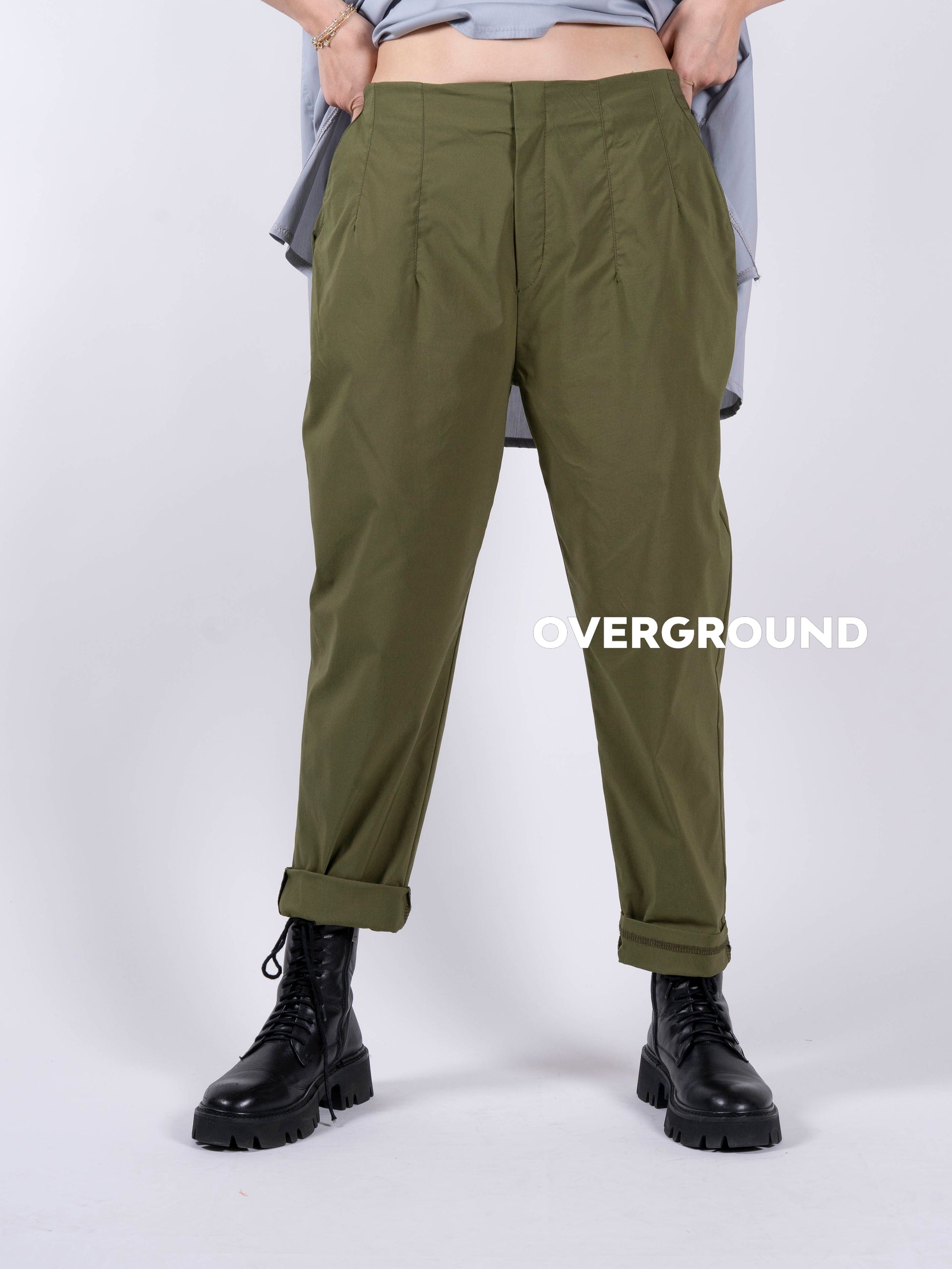 PANTALONE GAMBULE REGOLARE CON CUCITURE - OVERGROUND STORE