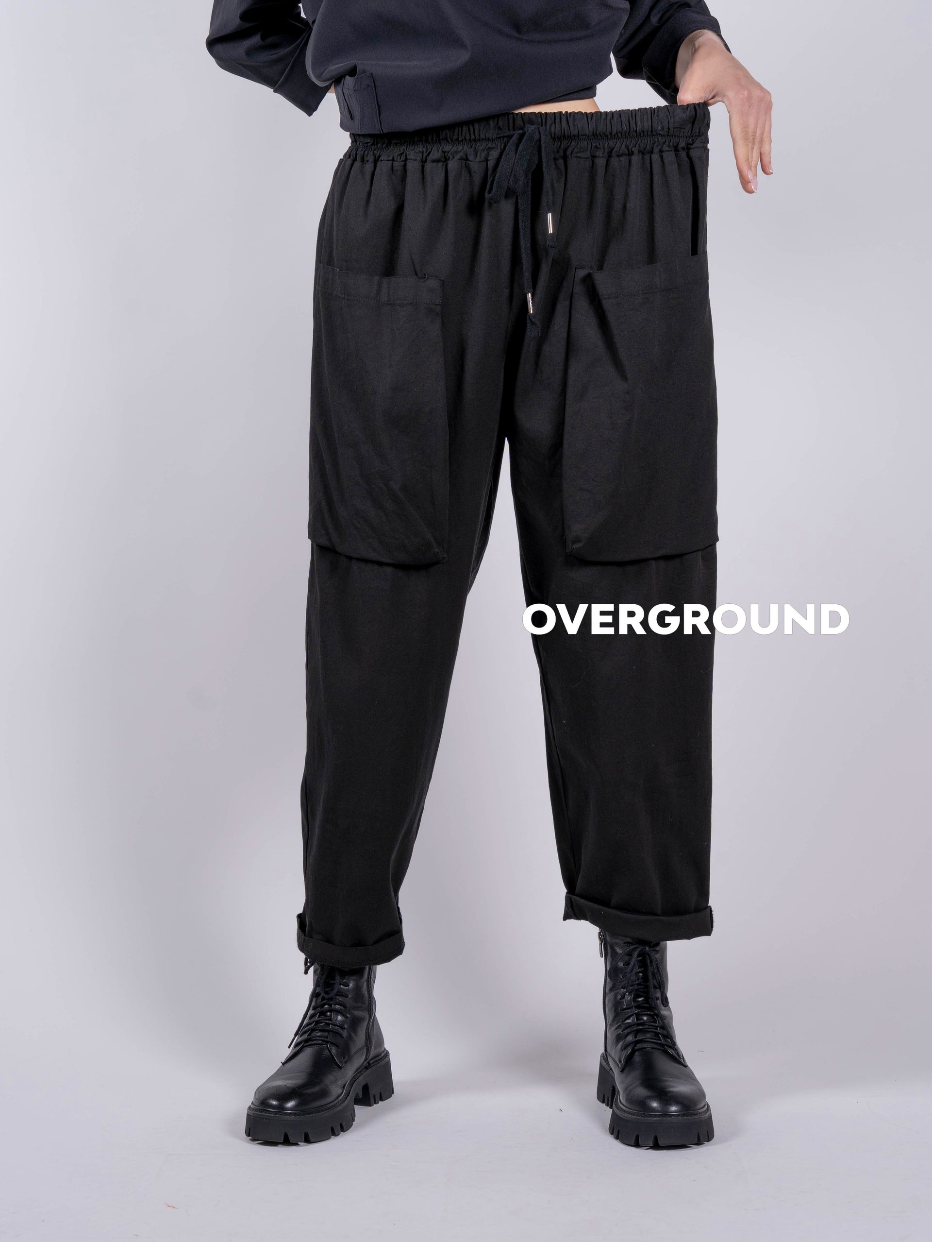 PANTALONE OVER CON TASCONI DAVANTI - OVERGROUND STORE