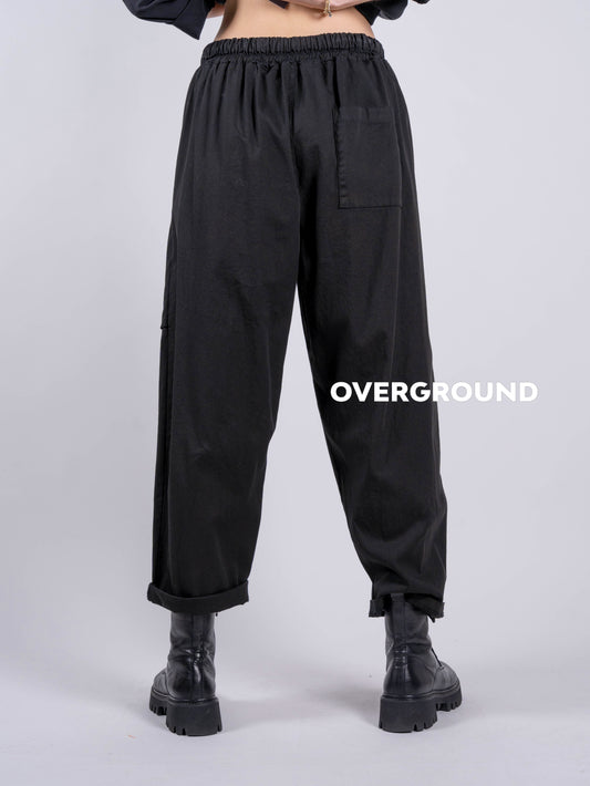 PANTALONE OVER CON TASCONI DAVANTI - OVERGROUND STORE
