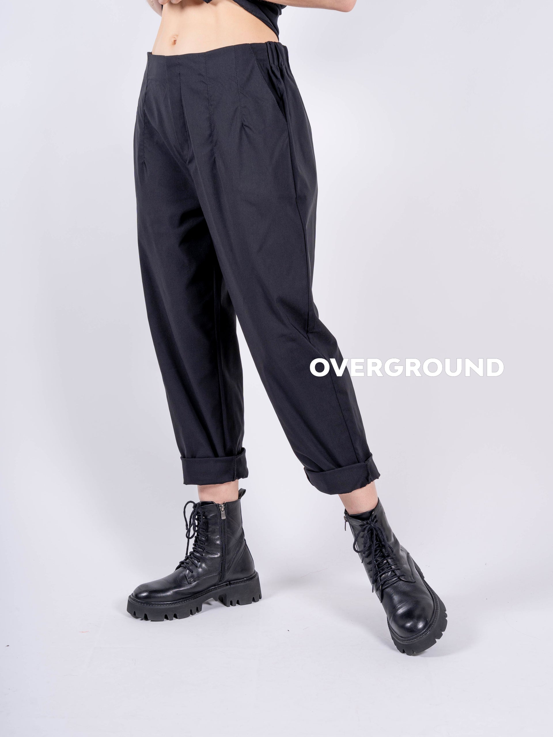 PANTALONE GAMBULE REGOLARE CON CUCITURE - OVERGROUND STORE