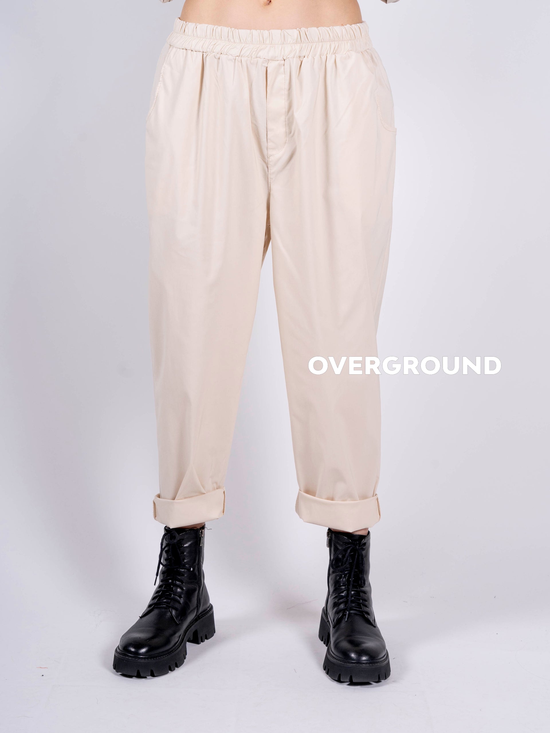 PANTALONE OVER TESSUTO TECNICO LEGGERO - OVERGROUND STORE