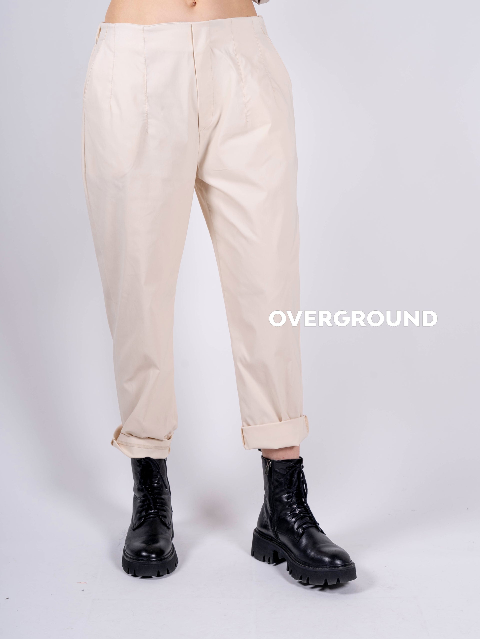 PANTALONE OVER TESSUTO TECNICO LEGGERO - OVERGROUND STORE