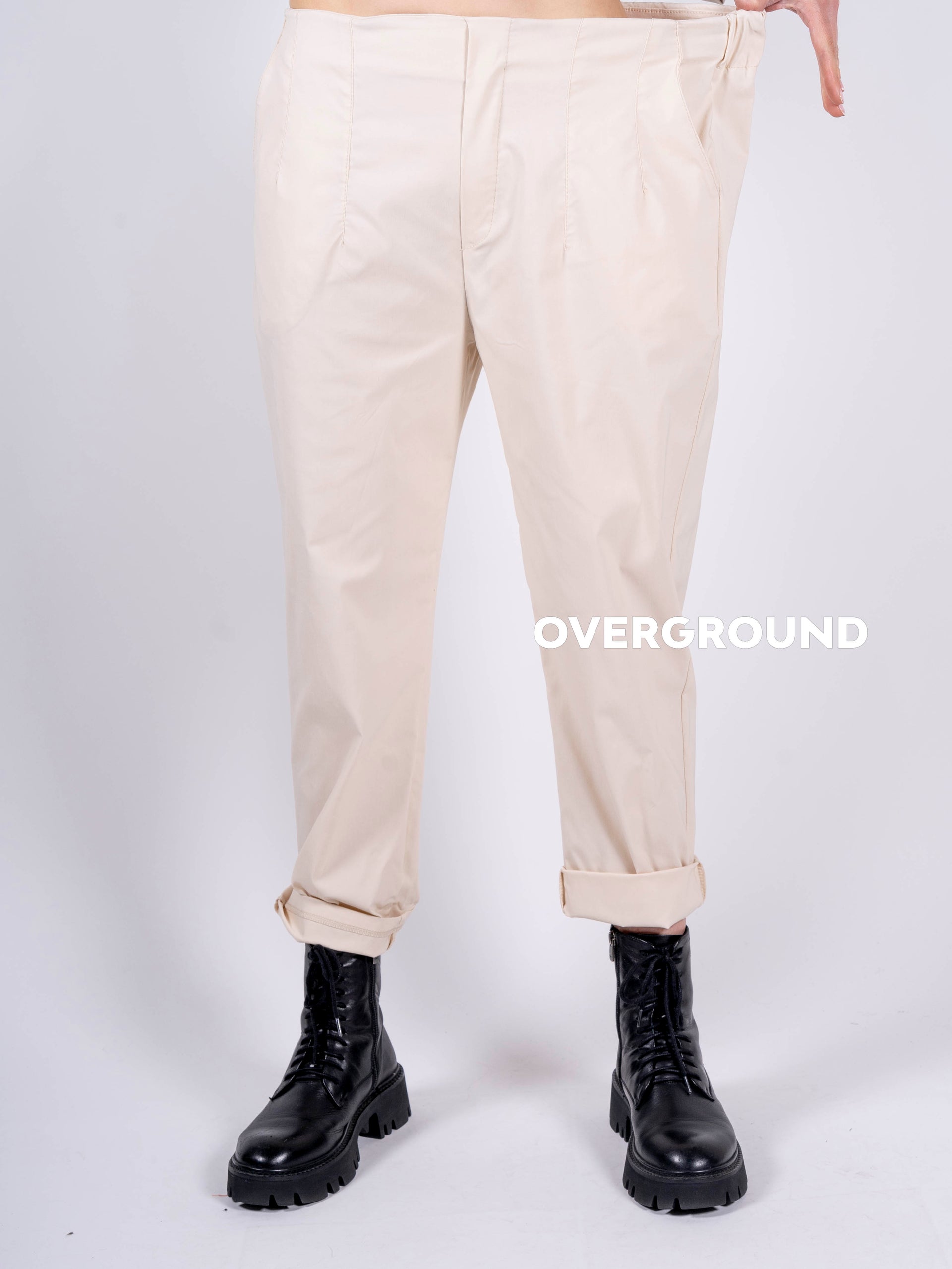 PANTALONE OVER TESSUTO TECNICO LEGGERO - OVERGROUND STORE