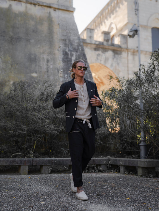 PANTALONE REGOLARE CON TASHE DAVANTI Z