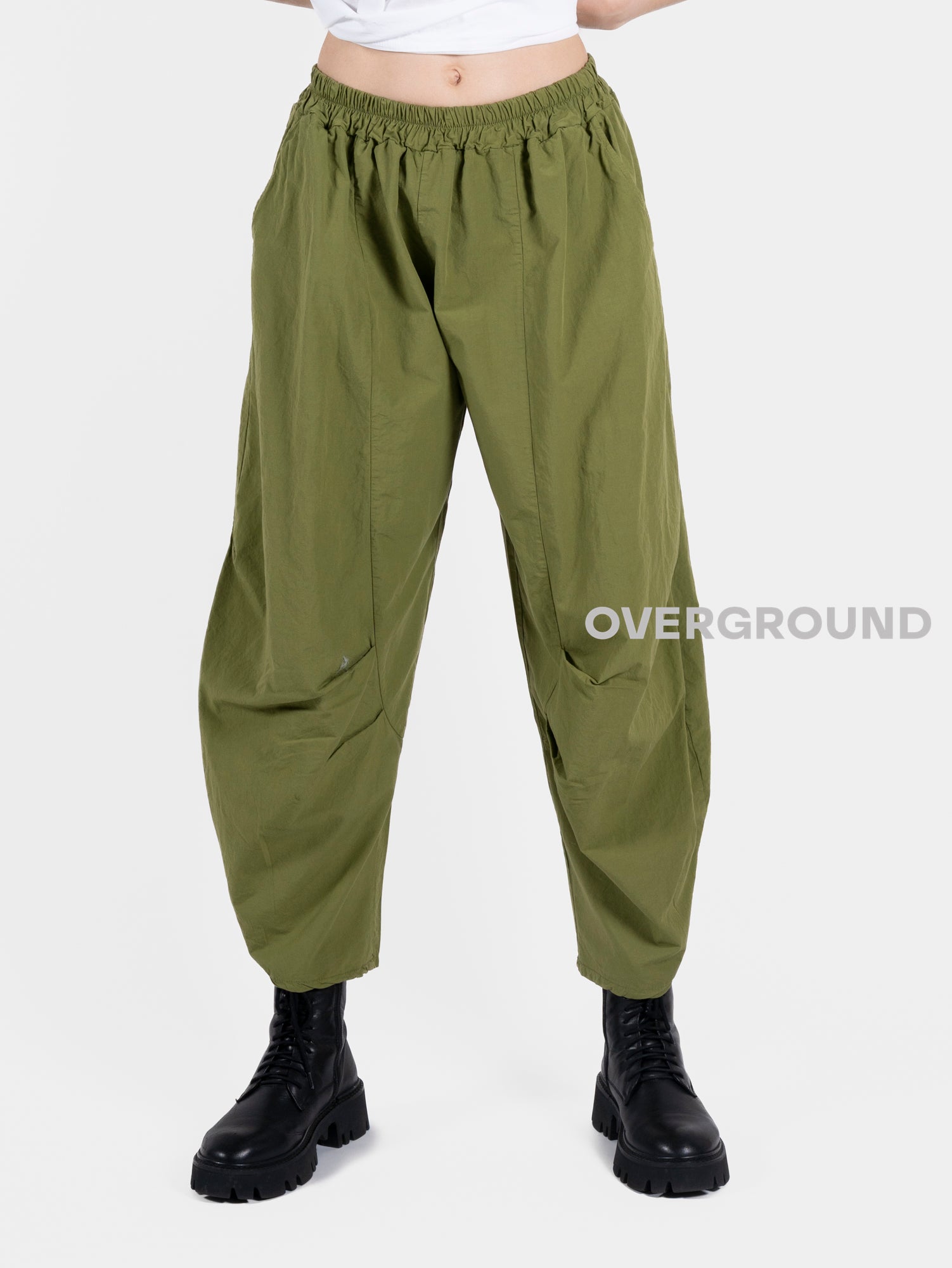 PANTALONE OVER CON RIPRESE IN FONDO - OVERGROUND STORE