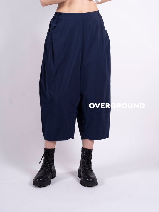 Pantalone cavallo basso con tasche laterali