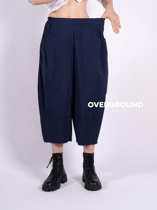 Pantalone cavallo basso con tasche laterali