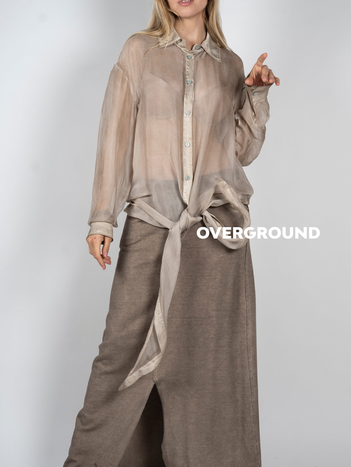 GONNA LUNGA CON SPACCO DAVANTI - OVERGROUND STORE