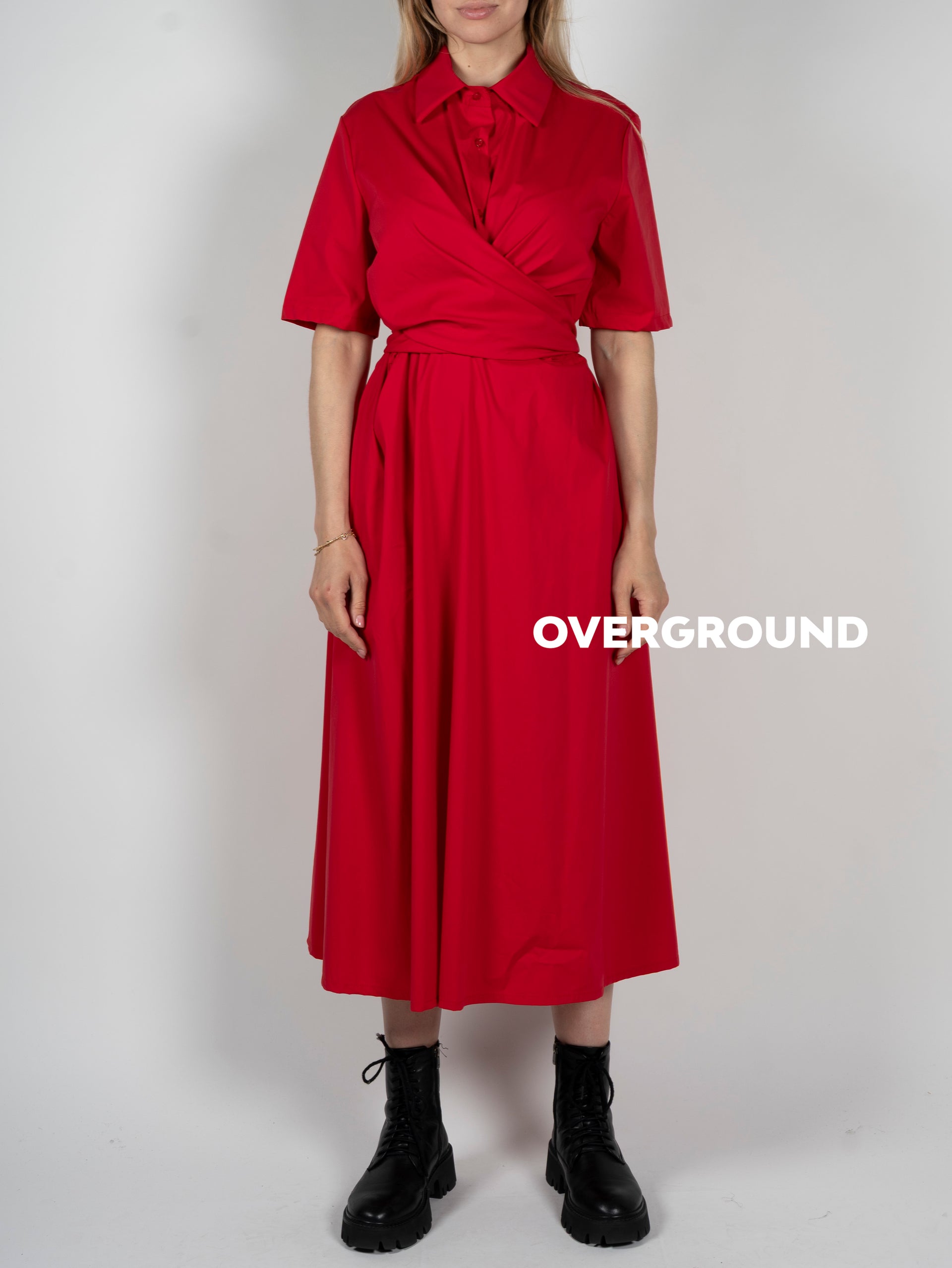 Abito con incrocio mezza manica - OVERGROUND STORE