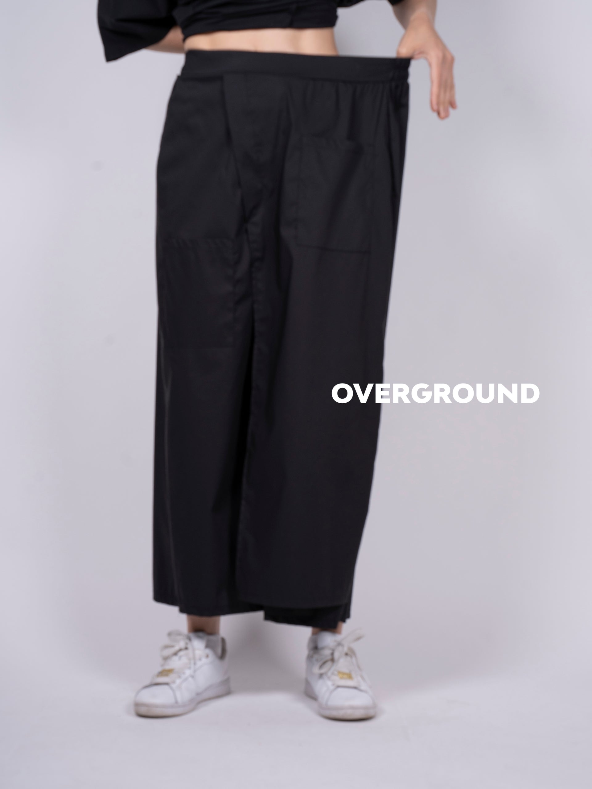 PANTALONE OVER CON PATTINA E TASCHE DAVANTI - OVERGROUND STORE