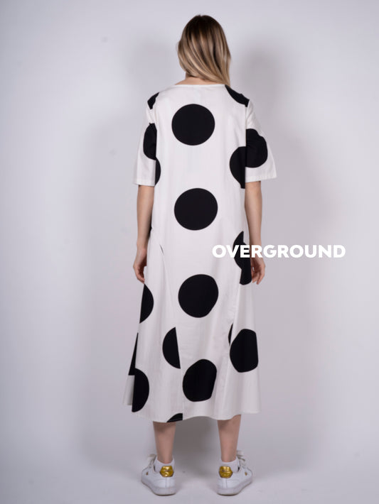 ABITO OVER LUNGO CON POIS