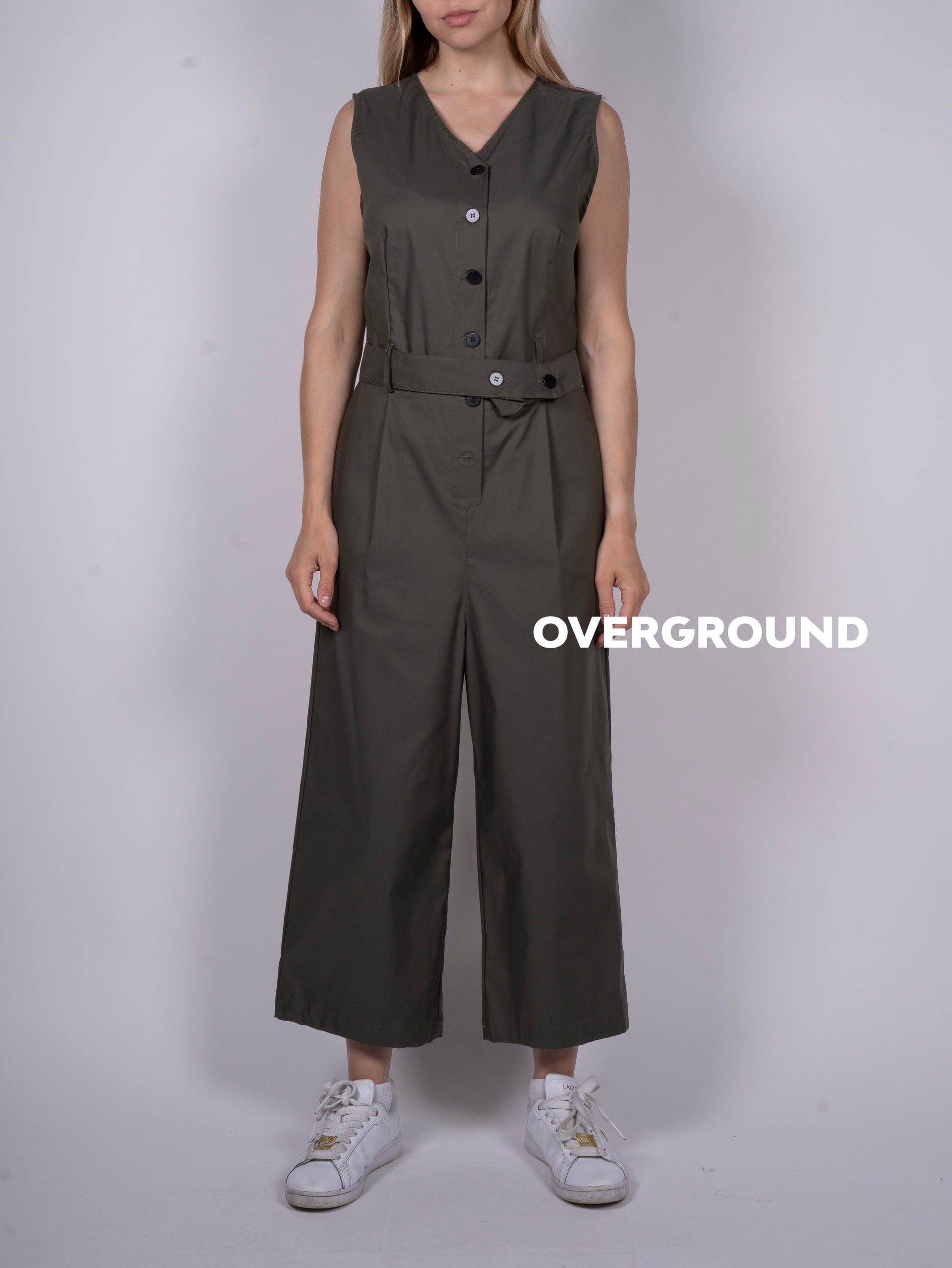 SALOPETTE SMANICATA CON BOTTONI DAVANTI - OVERGROUND STORE