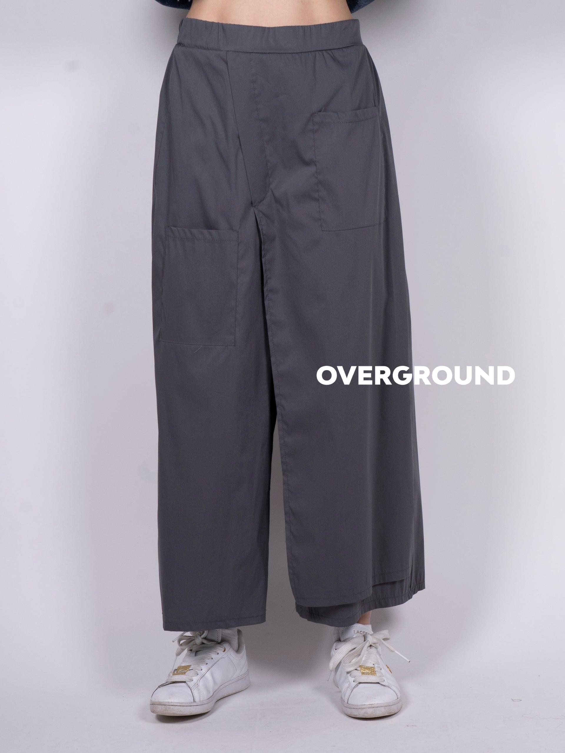 PANTALONE OVER CON PATTINA E TASCHE DAVANTI - OVERGROUND STORE