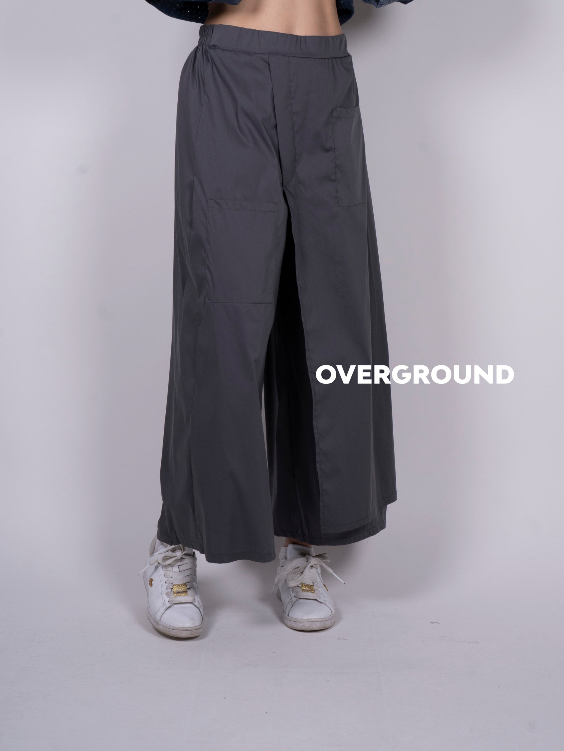 PANTALONE OVER CON PATTINA E TASCHE DAVANTI - OVERGROUND STORE
