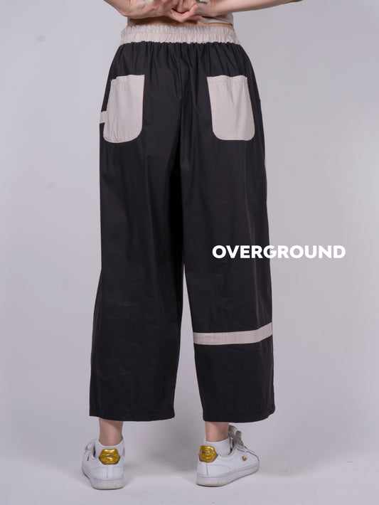 PANTALONE BICOLORE GAMBULE LARGO