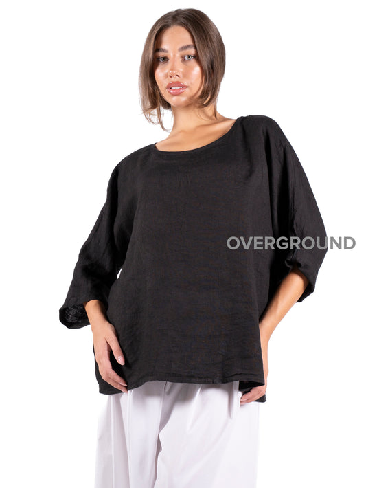 MAGLIA LARGA MANICA A TRE QUARTI - OVERGROUND STORE