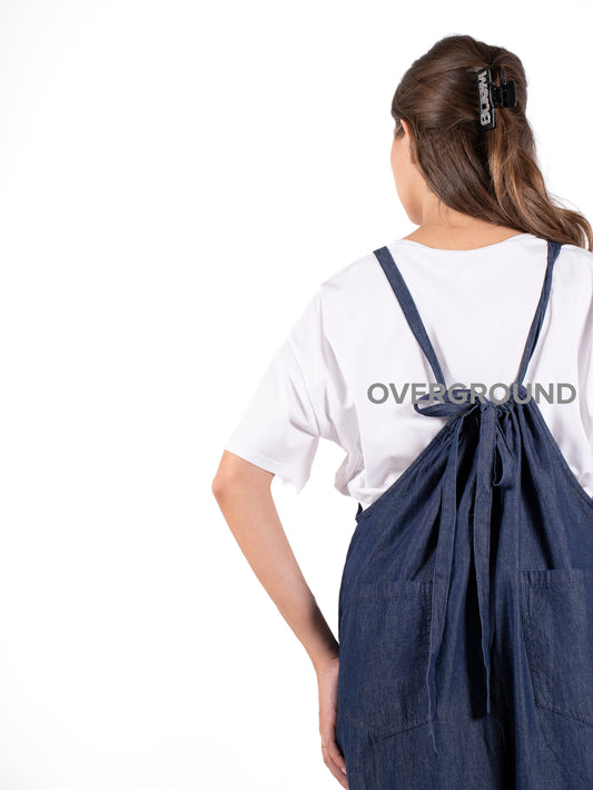SALOPETTE JEANS CON TASCHE DIETRO - OVERGROUND STORE